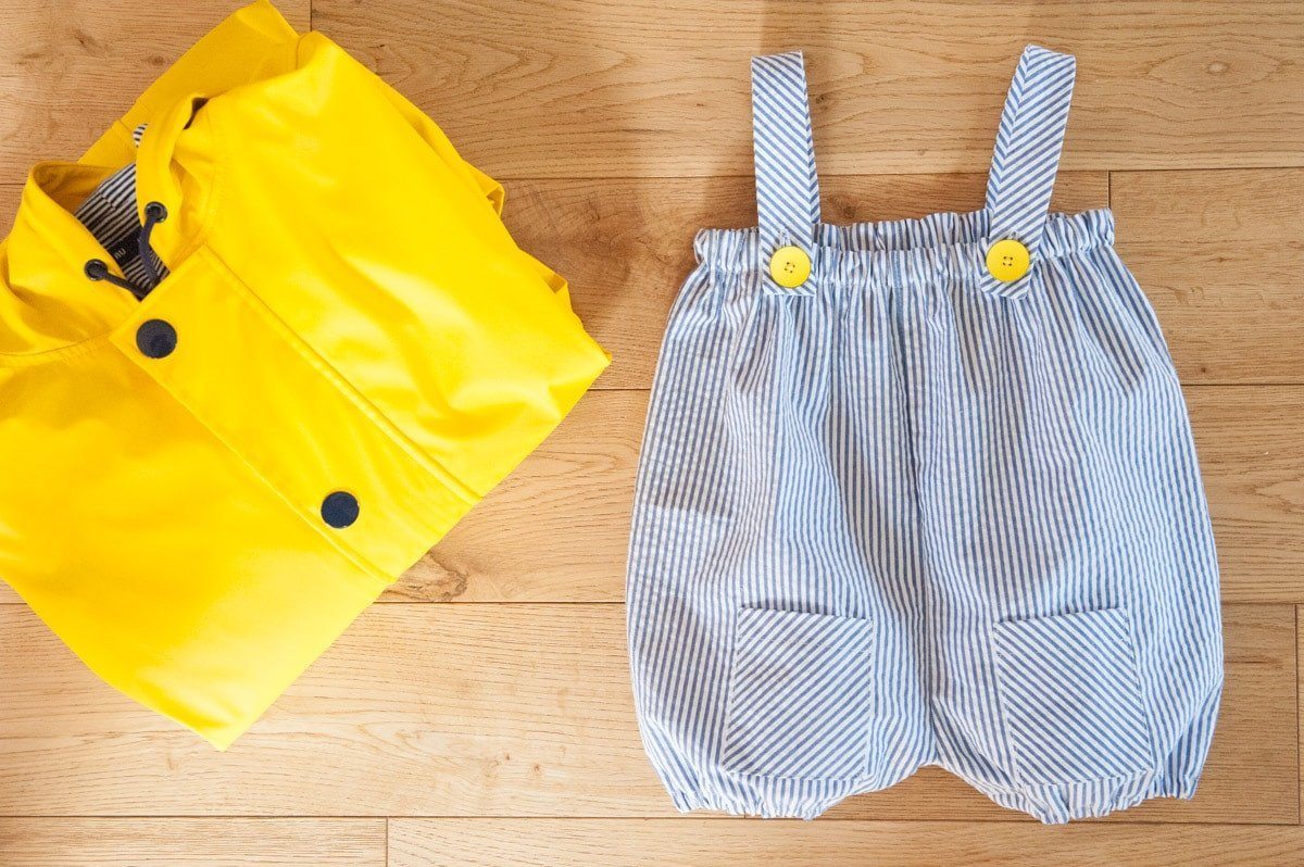 VOLANTIS Barboteuse patron de couture pochette Patron de couture Ikatee | Gaspard et Léonie Tissus Mercerie Toulouse