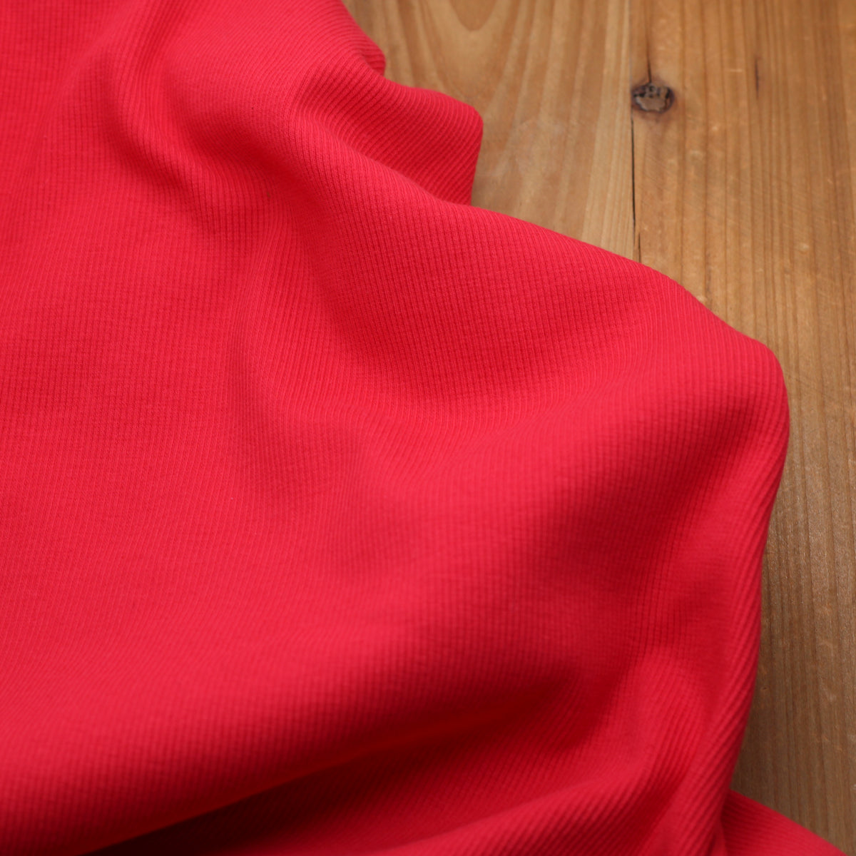 Ribbed Fabric - Bordeaux / Wine Red (Sold x10cm)