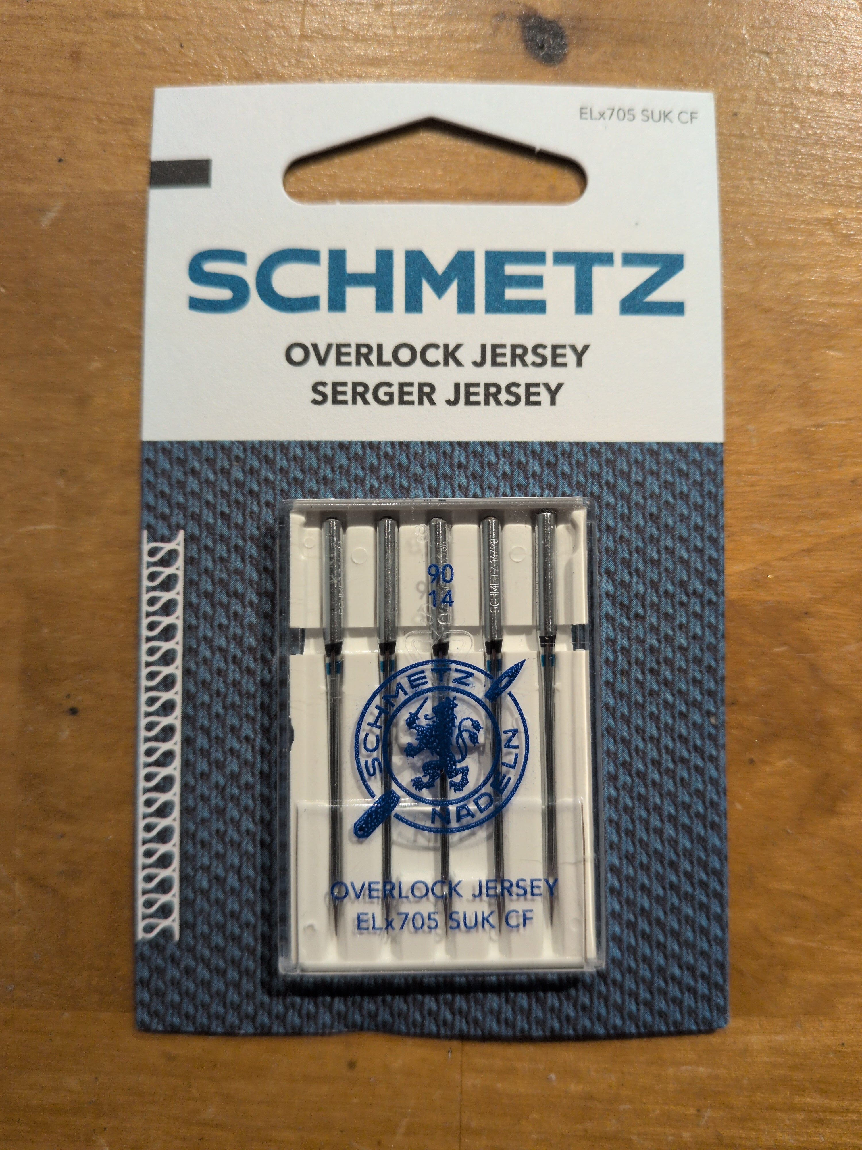 Aiguilles surjeteuse overlock Jersey Schmetz Mercerie SCHMETZ | Gaspard et Léonie Tissus en ligne et Mercerie à Toulouse