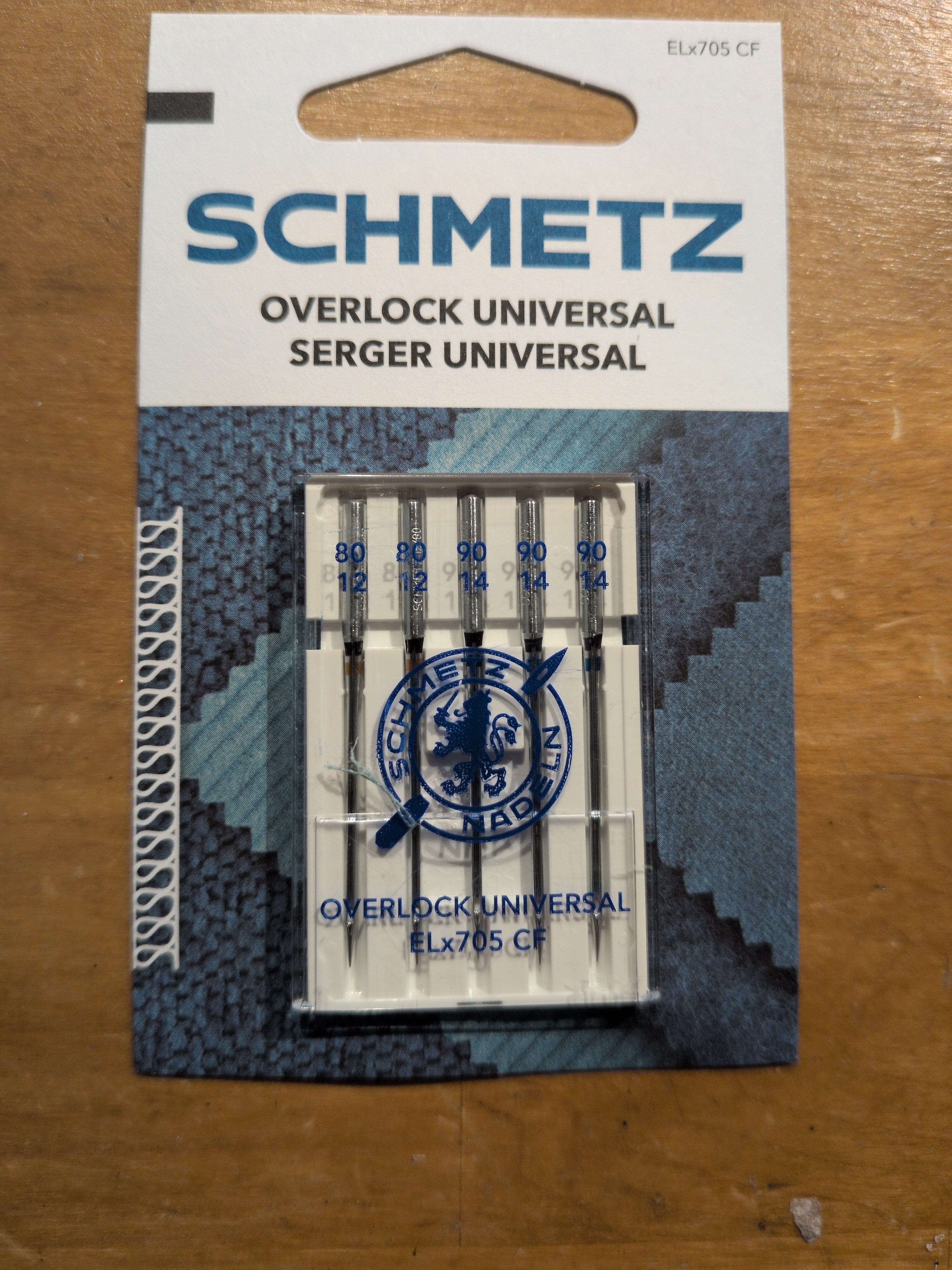 Aiguilles surjeteuse overlock Schmetz Mercerie SCHMETZ | Gaspard et Léonie Tissus en ligne et Mercerie à Toulouse