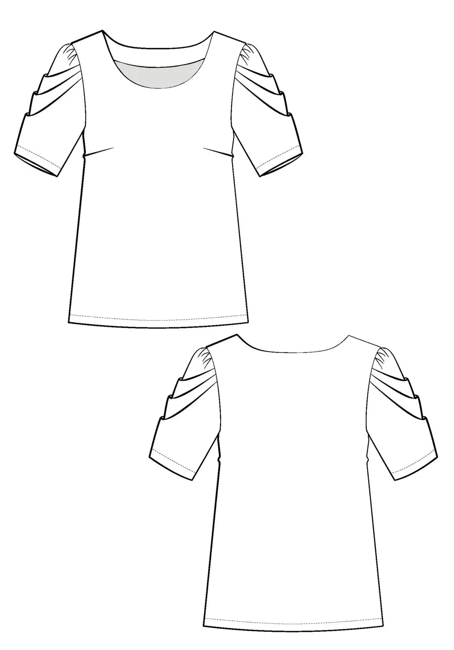 Blouse DOLL patron de couture pochette - MAISON FAUVE Patron de couture MAISON FAUVE | Gaspard et Léonie Tissus en ligne et Mercerie à Toulouse