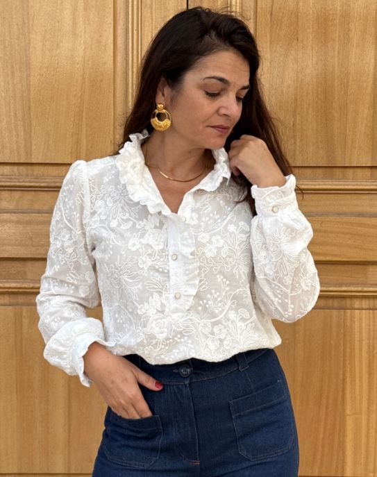 Blouse - Robe ALBANE Patron de couture Pochette - CLEMATISSE PATTERN Patron de couture CLEMATISSE PATTERN | Gaspard et Léonie Tissus en ligne et Mercerie à Toulouse