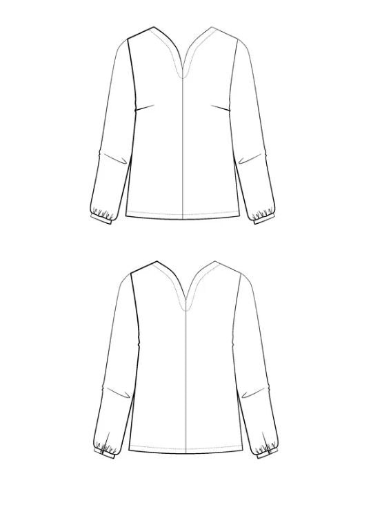 Blouse VOLATA patron de couture pochette - MAISON FAUVE Patron de couture MAISON FAUVE | Gaspard et Léonie Tissus en ligne et Mercerie à Toulouse