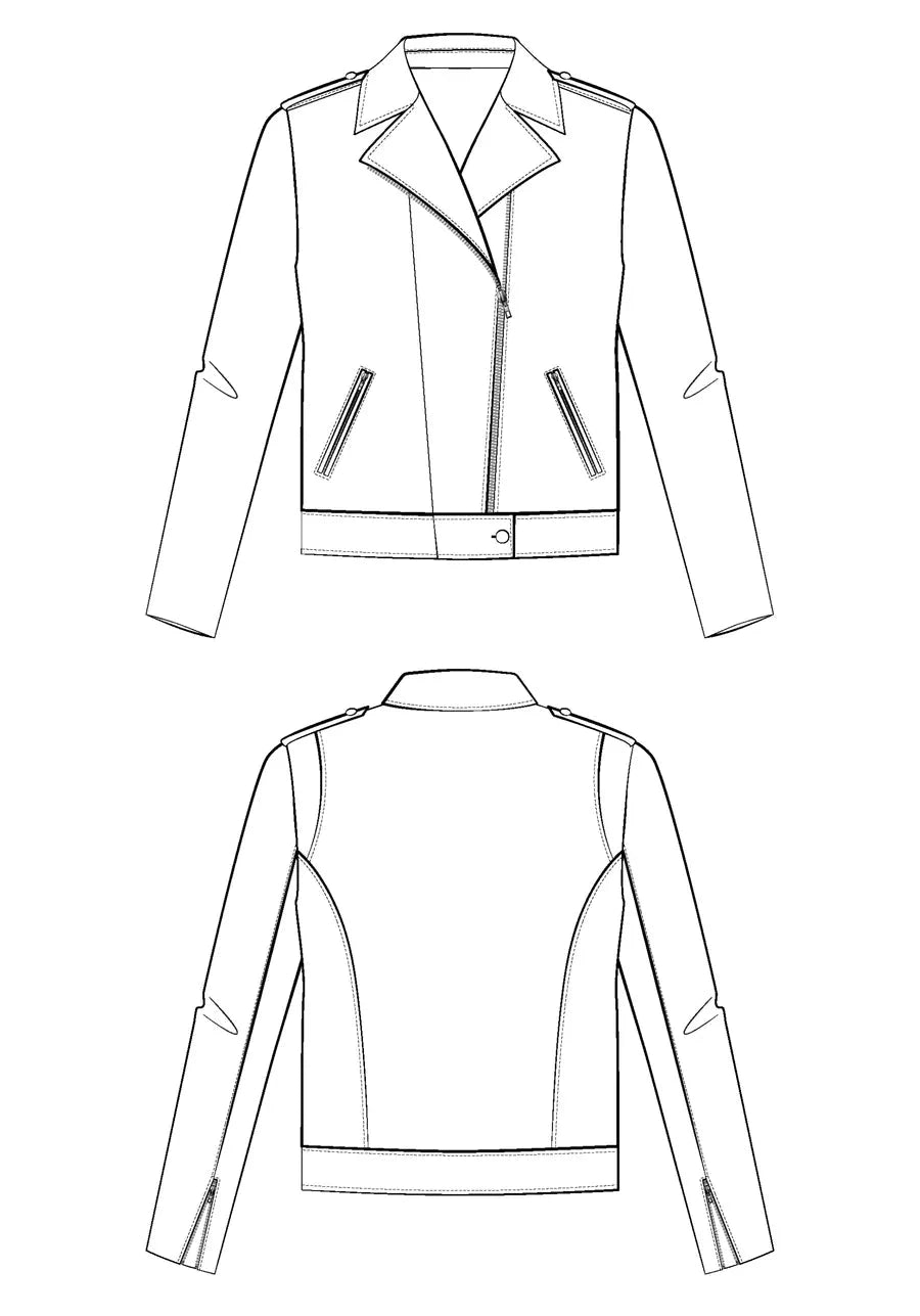 Blouson MISFIT patron de couture pochette - MAISON FAUVE Patron de couture MAISON FAUVE | Gaspard et Léonie Tissus en ligne et Mercerie à Toulouse