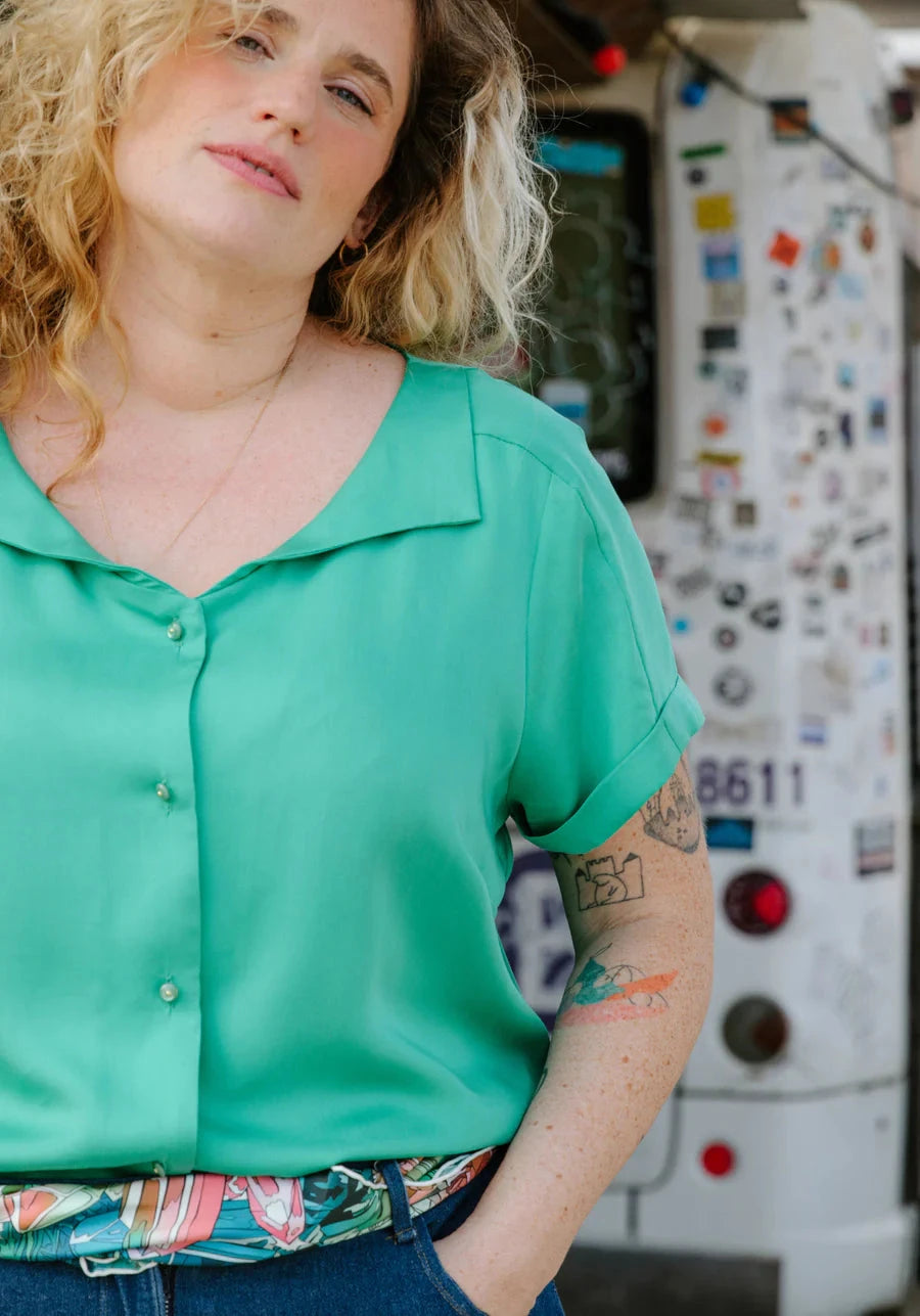 Chemisette ALMOST patron de couture pochette - MAISON FAUVE Patron de couture MAISON FAUVE | Gaspard et Léonie Tissus en ligne et Mercerie à Toulouse