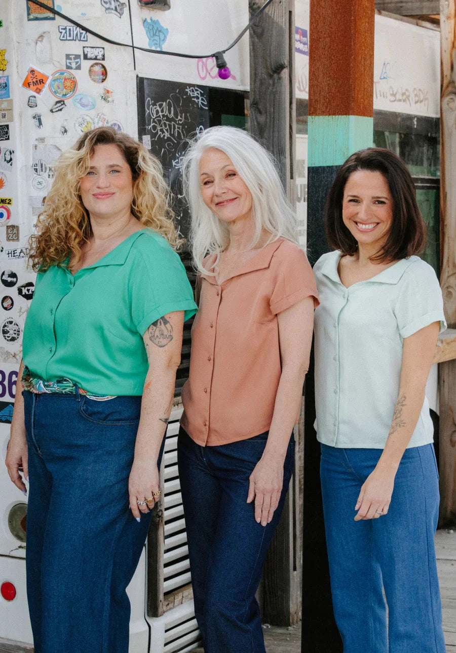 Chemisette ALMOST patron de couture pochette - MAISON FAUVE Patron de couture MAISON FAUVE | Gaspard et Léonie Tissus en ligne et Mercerie à Toulouse