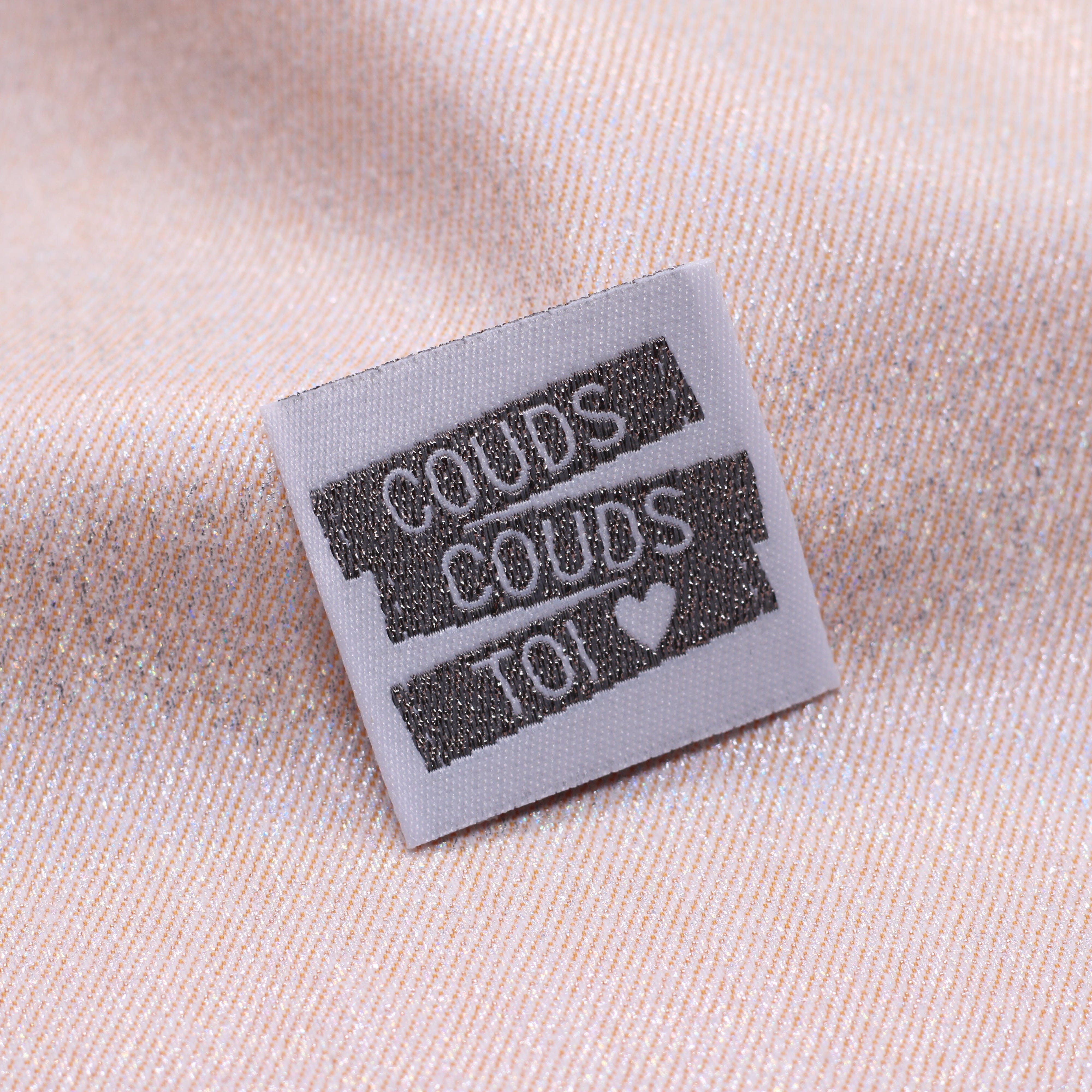 Etiquette tissée - "COUDS COUDS TOI" - BOHIN Etiquettes à coudre Bohin | Gaspard et Léonie Tissus en ligne et Mercerie à Toulouse