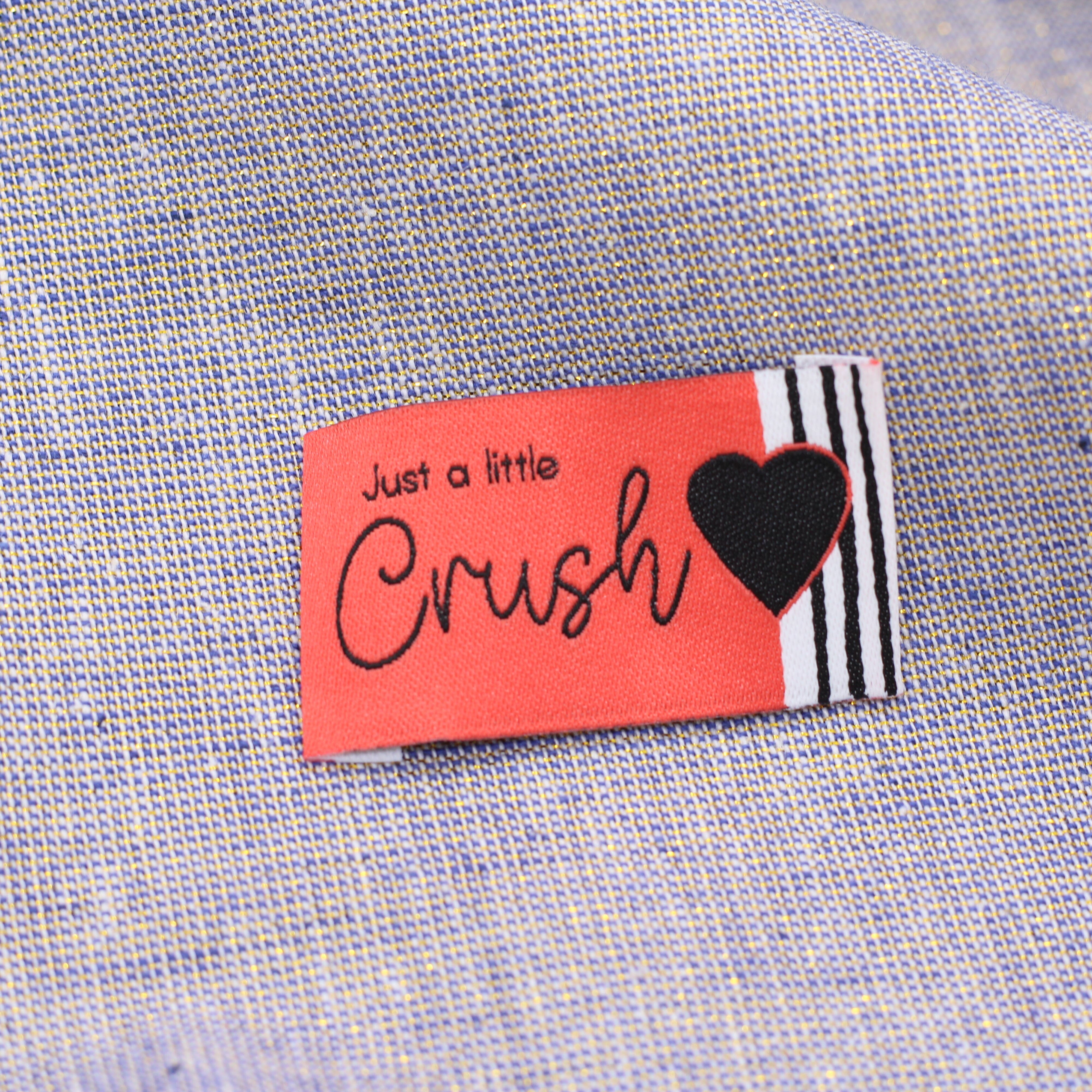 Etiquette tissée - Just a little crush Etiquettes à coudre Sélection Gaspard & Léonie | Gaspard et Léonie Tissus en ligne et Mercerie à Toulouse