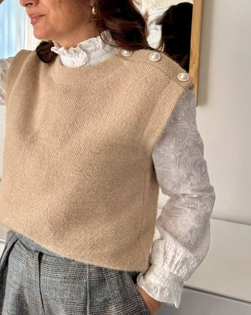 Pull NINO Patron de couture Pochette - CLEMATISSE PATTERN Patron de couture CLEMATISSE PATTERN | Gaspard et Léonie Tissus en ligne et Mercerie à Toulouse