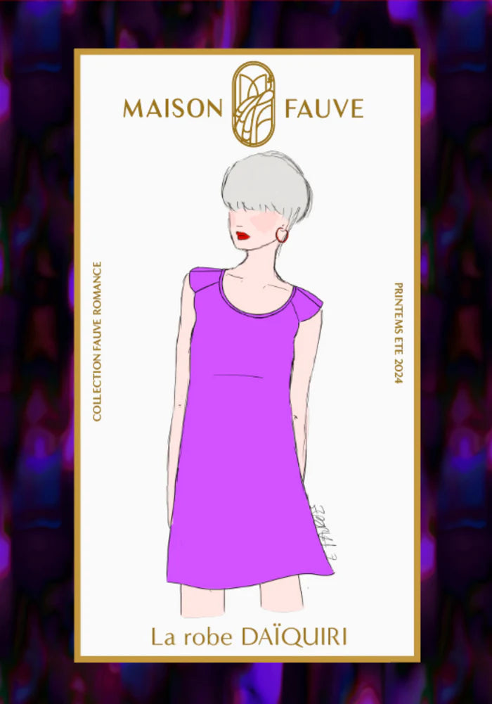 Robe DAIQUIRI Patron de couture Pochette - MAISON FAUVE Patron de couture MAISON FAUVE | Gaspard et Léonie Tissus en ligne et Mercerie à Toulouse