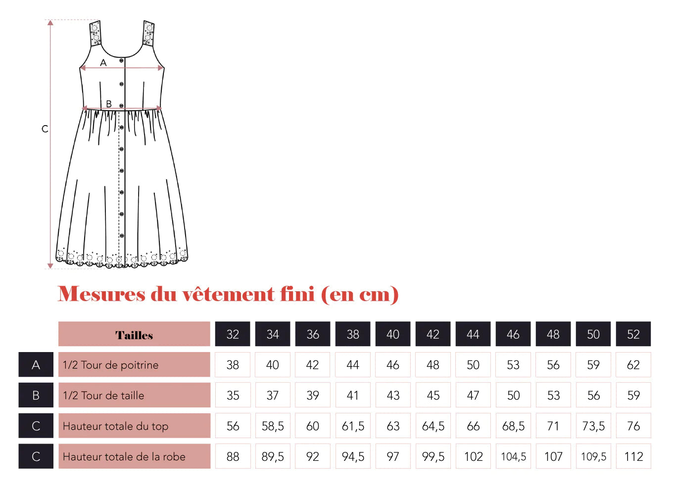 Robe et Top CALYPSO - Patron de couture pochette - SUPER BISON Patron de couture SUPER BISON | Gaspard et Léonie Tissus en ligne et Mercerie à Toulouse