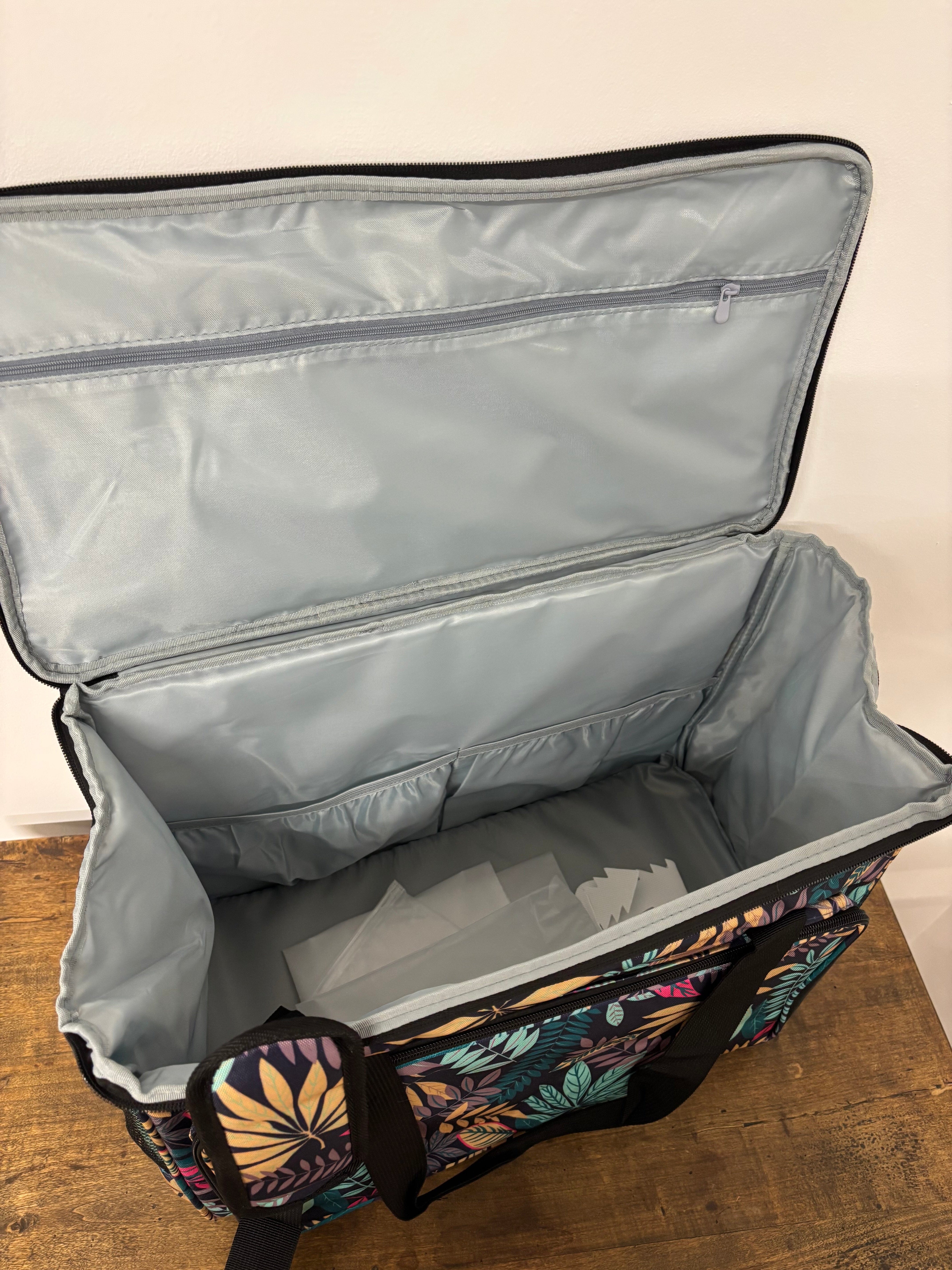 Sac de transport / rangement pour machine à coudre - TROPICAL Machine à coudre Sélection Gaspard et Léonie | Gaspard et Léonie Tissus en ligne et Mercerie à Toulouse