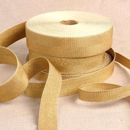 Sangle métallique 30mm - Or Doré (Vendu x10cm) Mercerie Sélection Gaspard & Léonie | Gaspard et Léonie Tissus en ligne et Mercerie à Toulouse