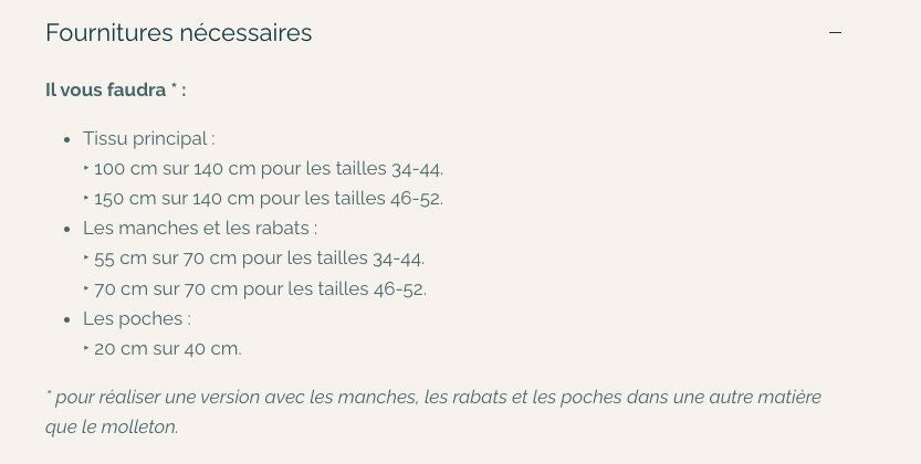 Sweat SIMONE Patron de couture Pochette - MAELI Patron de couture MAELI | Gaspard et Léonie Tissus en ligne et Mercerie à Toulouse