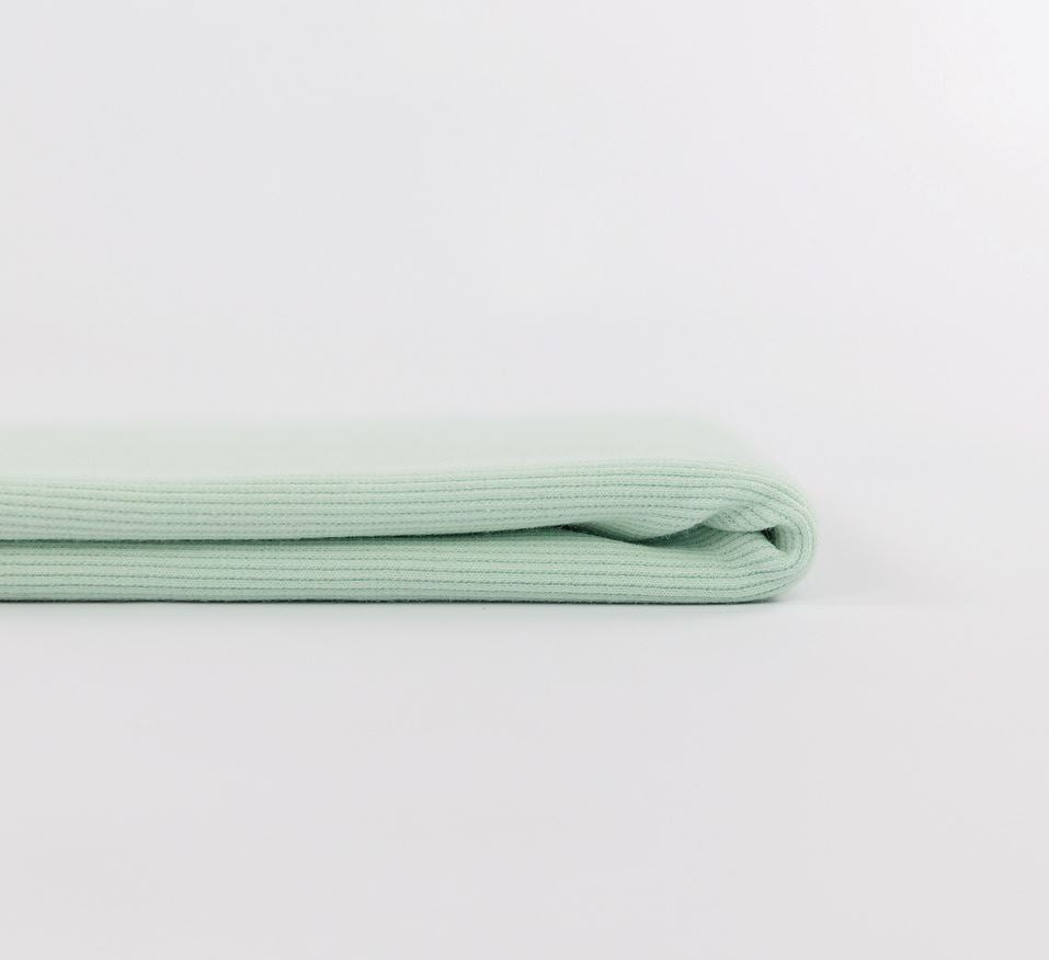 Tissu Bord Côte - Verre Vert clair (Vendu x10cm) Tissus SEE YOU AT SIX | Gaspard et Léonie Tissus en ligne et Mercerie à Toulouse