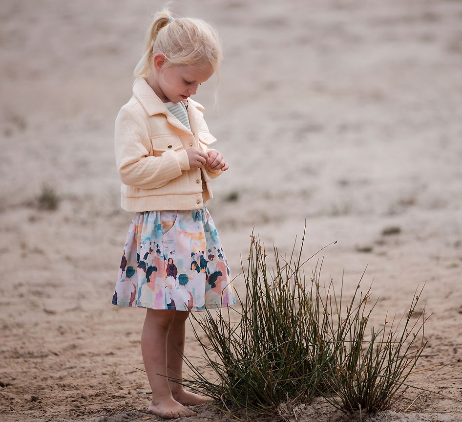 Tissu coton - ALL THE PEOPLE - See You At Six (Vendu X10cm) Tissus SEE YOU AT SIX | Gaspard et Léonie Tissus en ligne et Mercerie à Toulouse