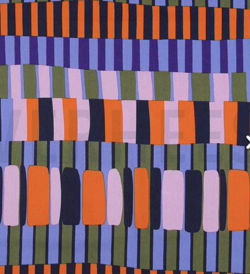 Tissu Coton Viscose Rayures - Violet (Vendu x10cm) Tissus Sélection Gaspard & Léonie | Gaspard et Léonie Tissus en ligne et Mercerie à Toulouse