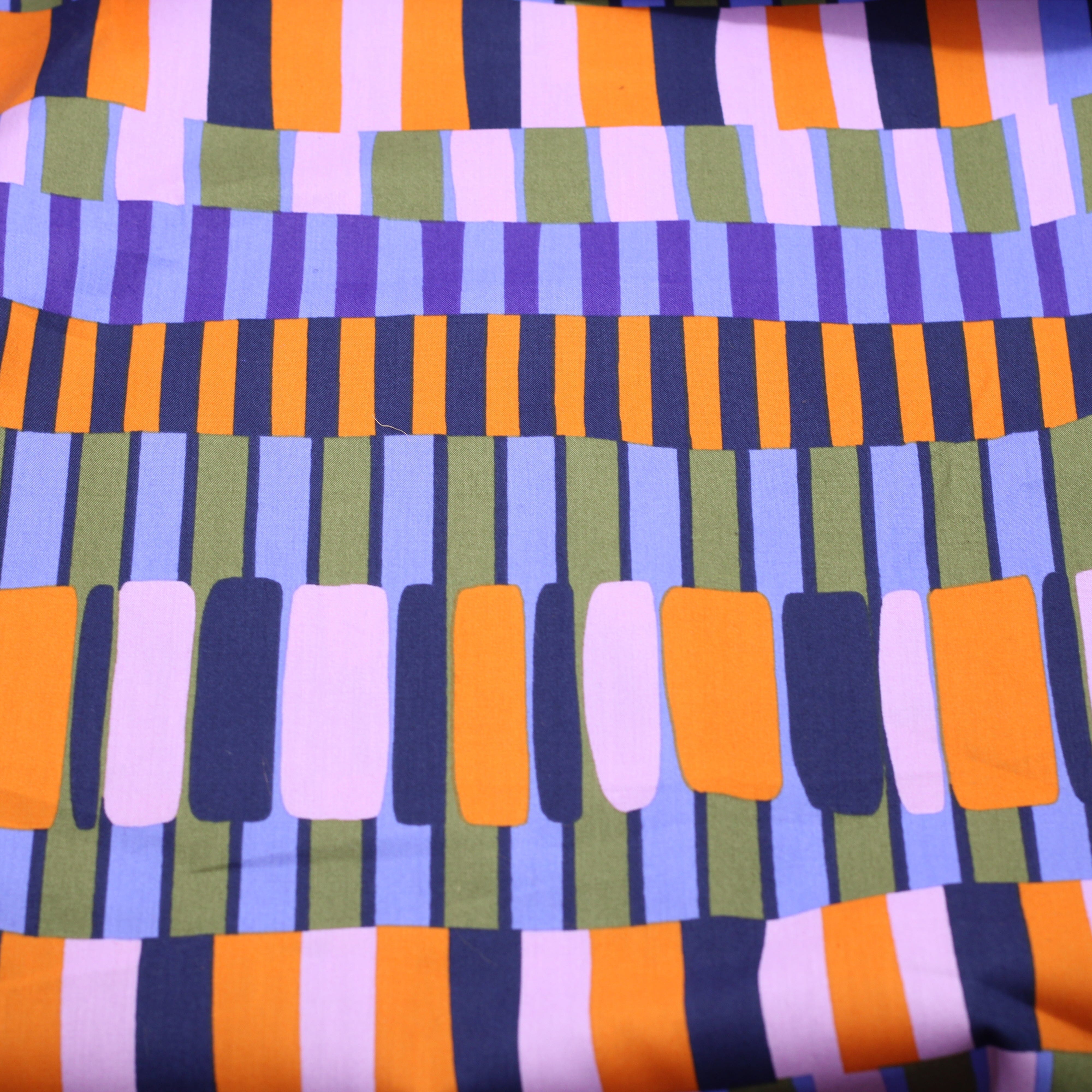 Tissu Coton Viscose Rayures - Violet (Vendu x10cm) Tissus Sélection Gaspard & Léonie | Gaspard et Léonie Tissus en ligne et Mercerie à Toulouse