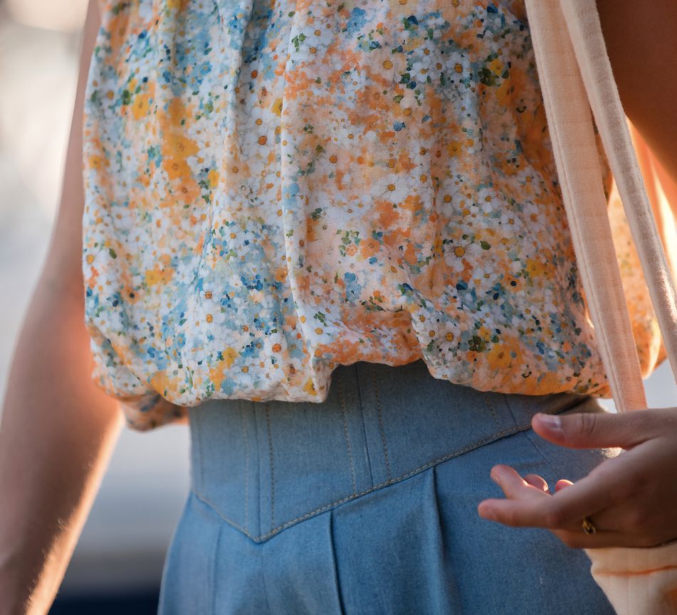 Tissu Double Gaze - LOTS OF FLOWERS - Tissus SEE YOU AT SIX | Gaspard et Léonie Tissus en ligne et Mercerie à Toulouse