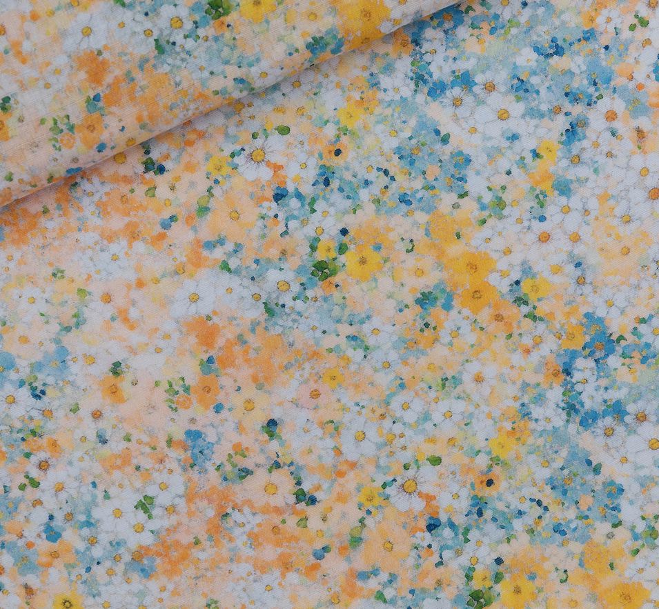 Tissu Double Gaze - LOTS OF FLOWERS - Tissus SEE YOU AT SIX | Gaspard et Léonie Tissus en ligne et Mercerie à Toulouse