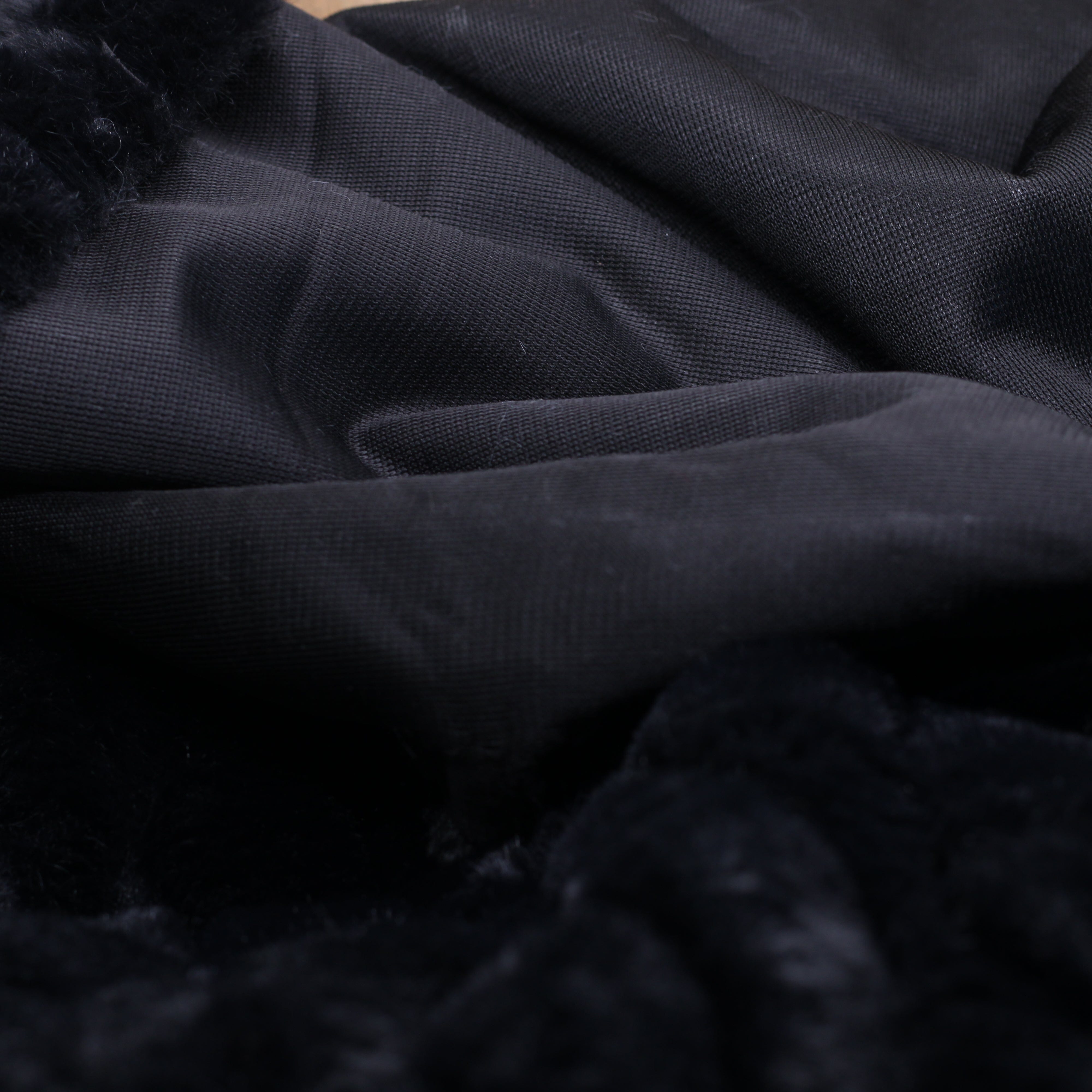 Tissu fausse fourrure - MALOU - Noir (Vendu x10cm) Tissus Sélection Gaspard & Léonie | Gaspard et Léonie Tissus en ligne et Mercerie à Toulouse