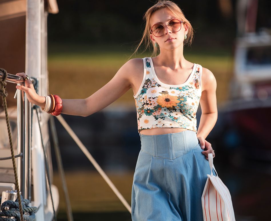 Tissu French Terry - FLOWER PAINTING - See You At Six (Vendu X10cm) Tissus SEE YOU AT SIX | Gaspard et Léonie Tissus en ligne et Mercerie à Toulouse