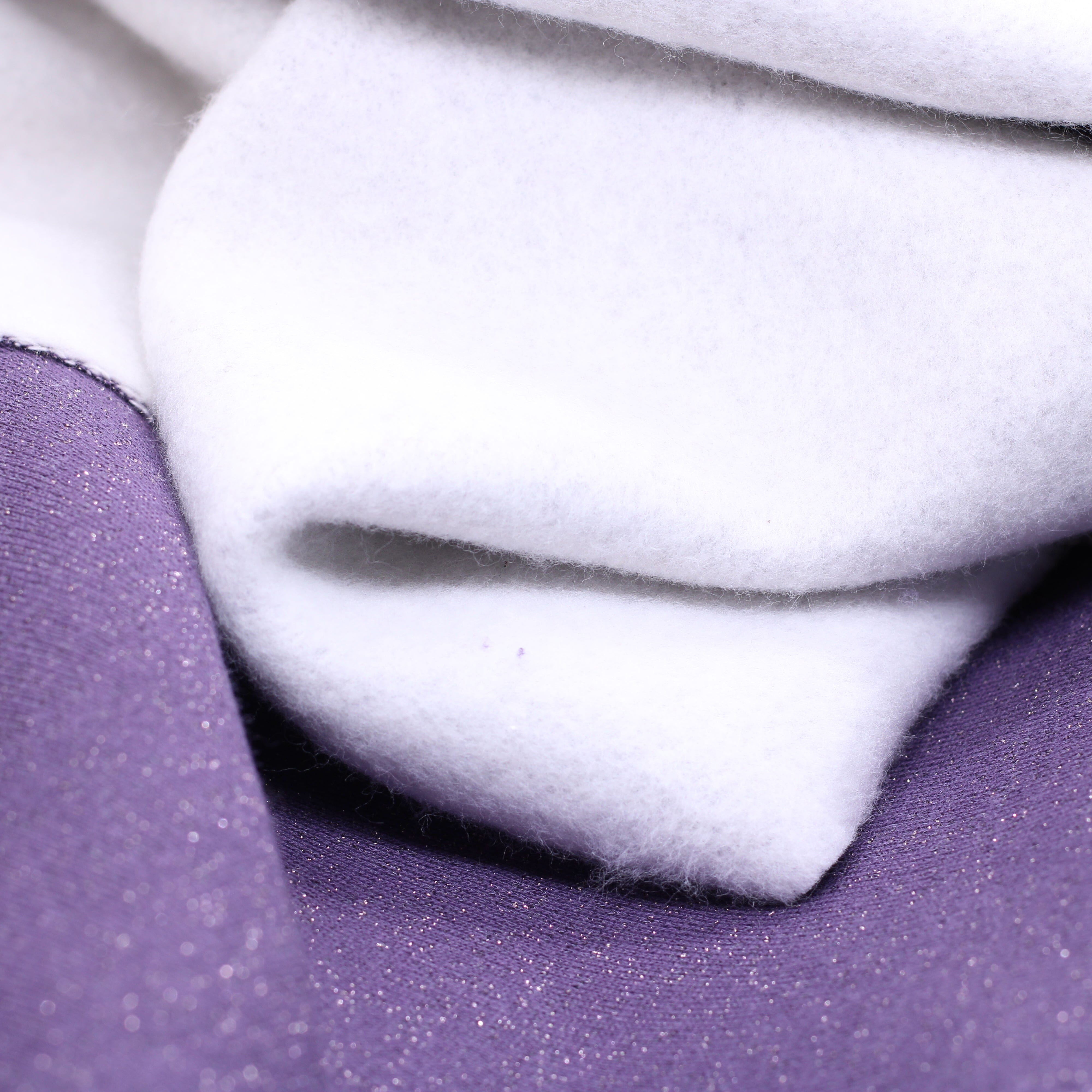 Tissu French Terry Glitter Violet (Vendu x10cm) Tissus Sélection Gaspard & Léonie | Gaspard et Léonie Tissus en ligne et Mercerie à Toulouse