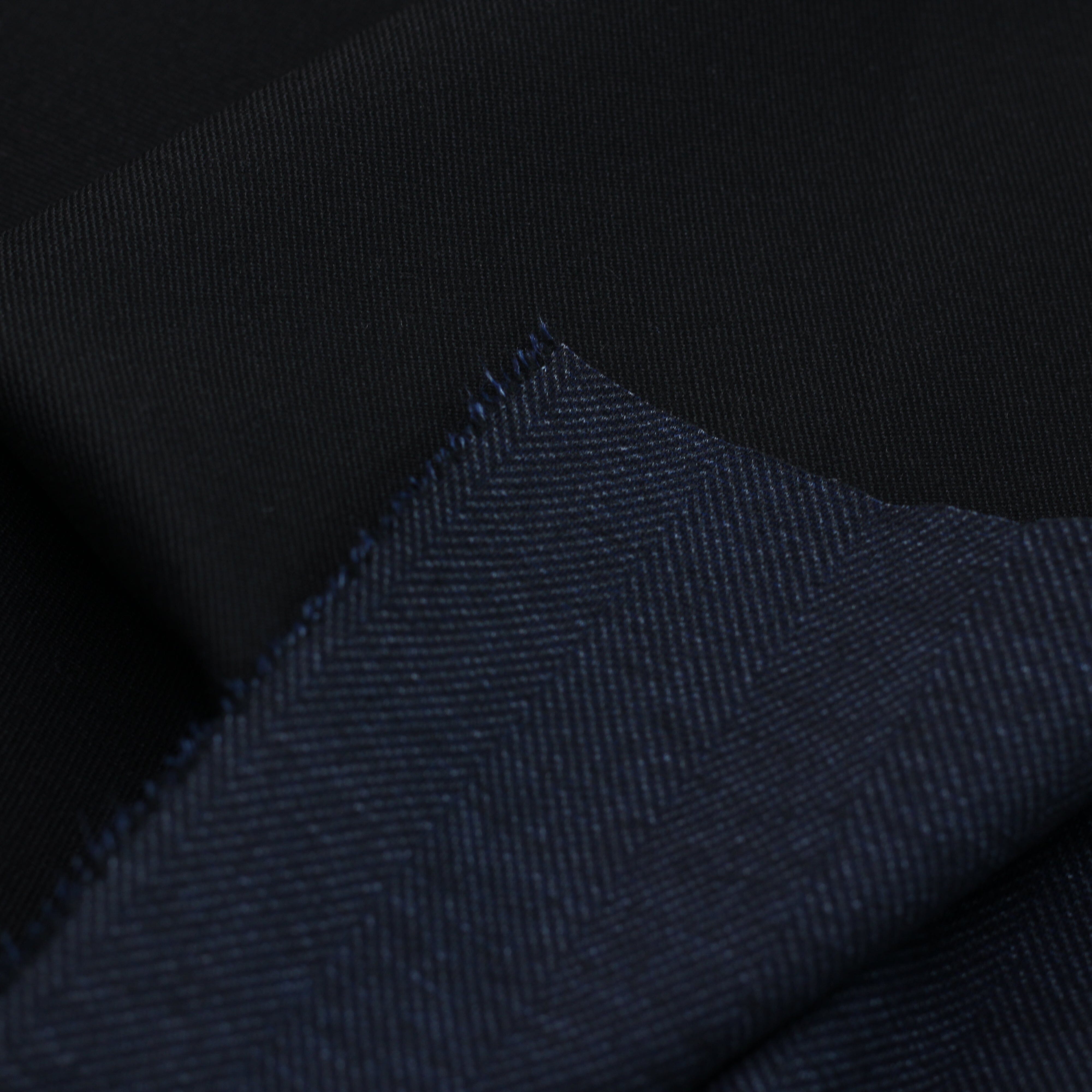 Tissu Herringbone Stretch - Marine foncé (vendu x10cm) Tissus Sélection Gaspard & Léonie | Gaspard et Léonie Tissus en ligne et Mercerie à Toulouse