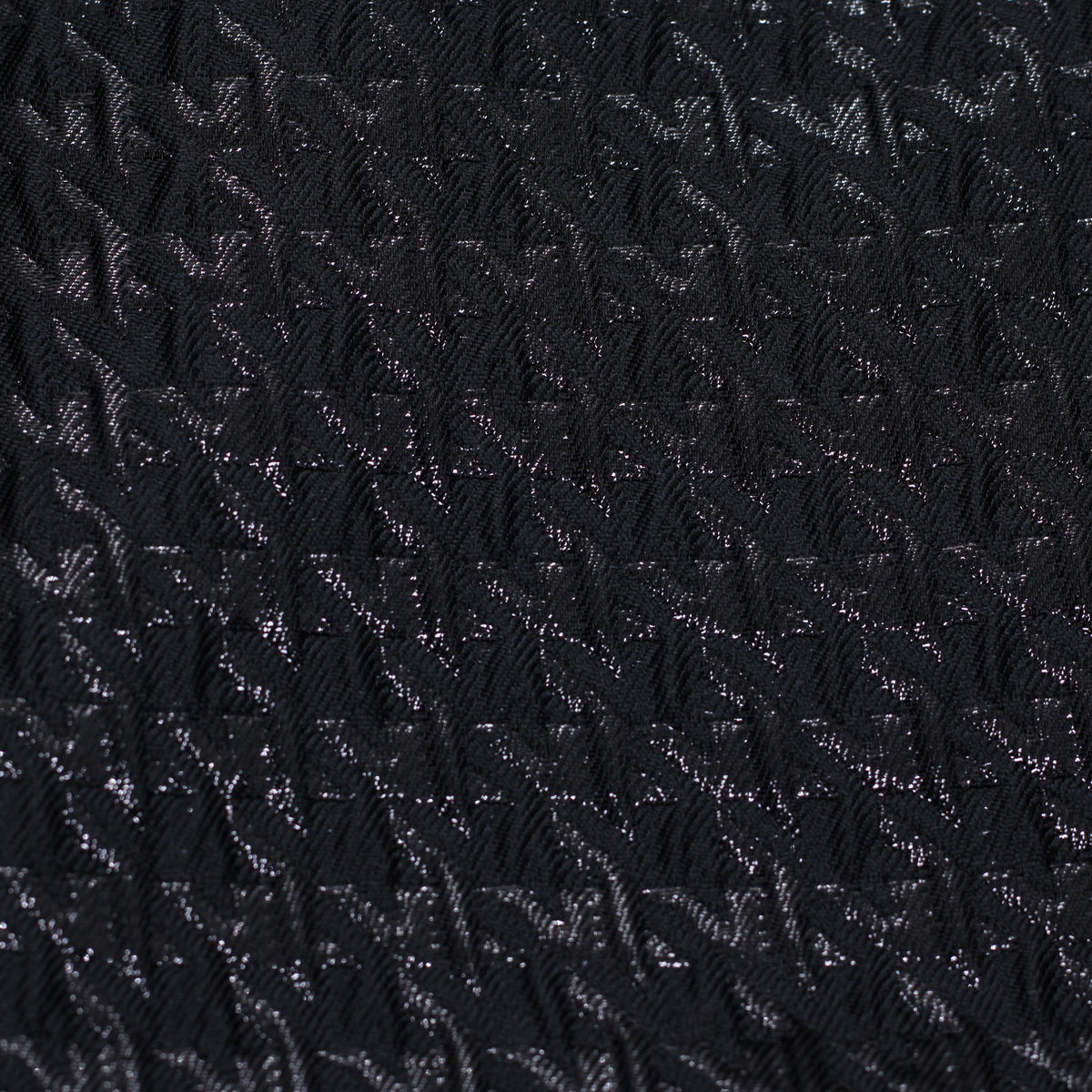 Tissu Jacquard Pied de poule - CATARINA - Noir/Noir irisé (Vendu x10cm) Tissus Sélection Gaspard & Léonie | Gaspard et Léonie Tissus en ligne et Mercerie à Toulouse