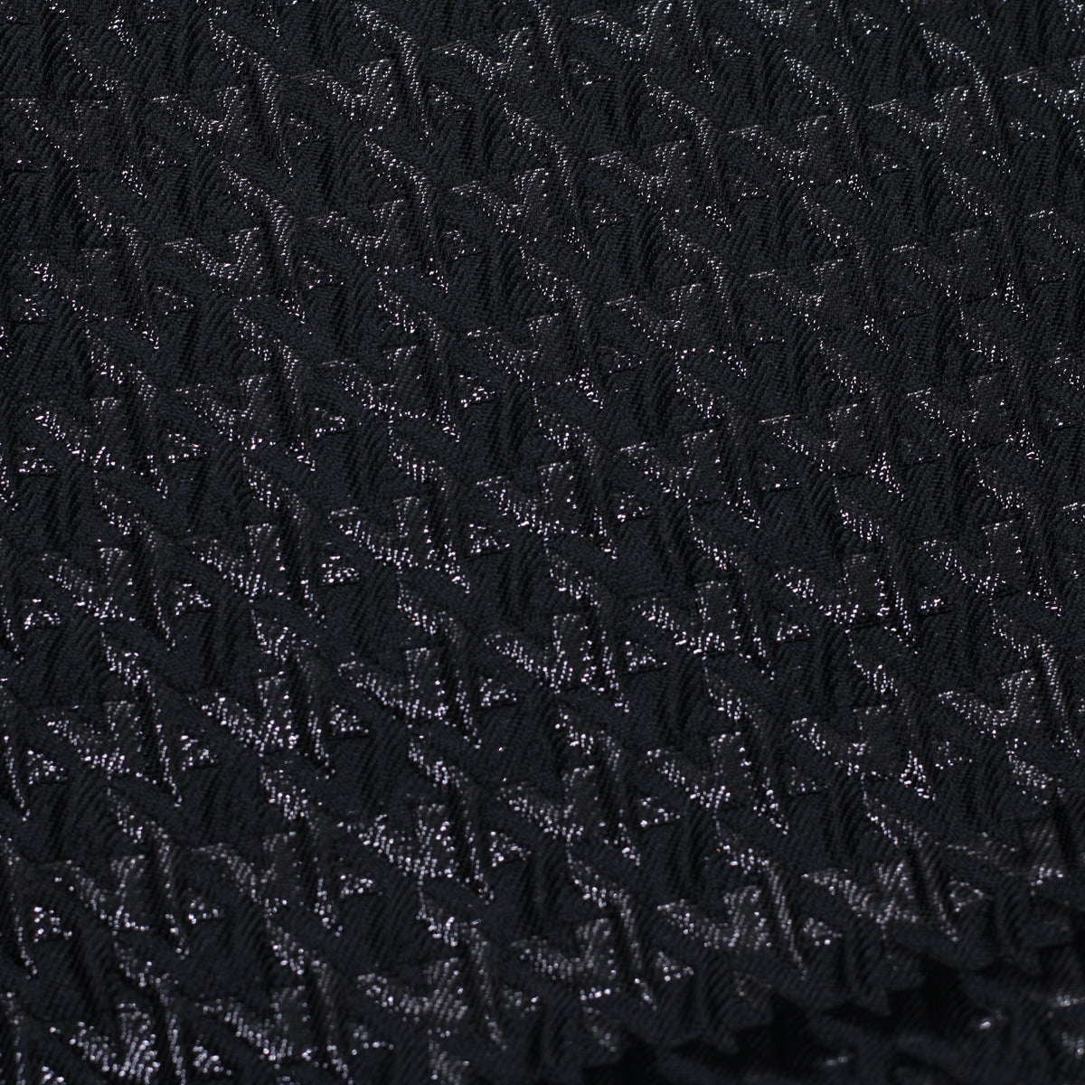 Tissu Jacquard Pied de poule - CATARINA - Noir/Noir irisé (Vendu x10cm) Tissus Sélection Gaspard & Léonie | Gaspard et Léonie Tissus en ligne et Mercerie à Toulouse