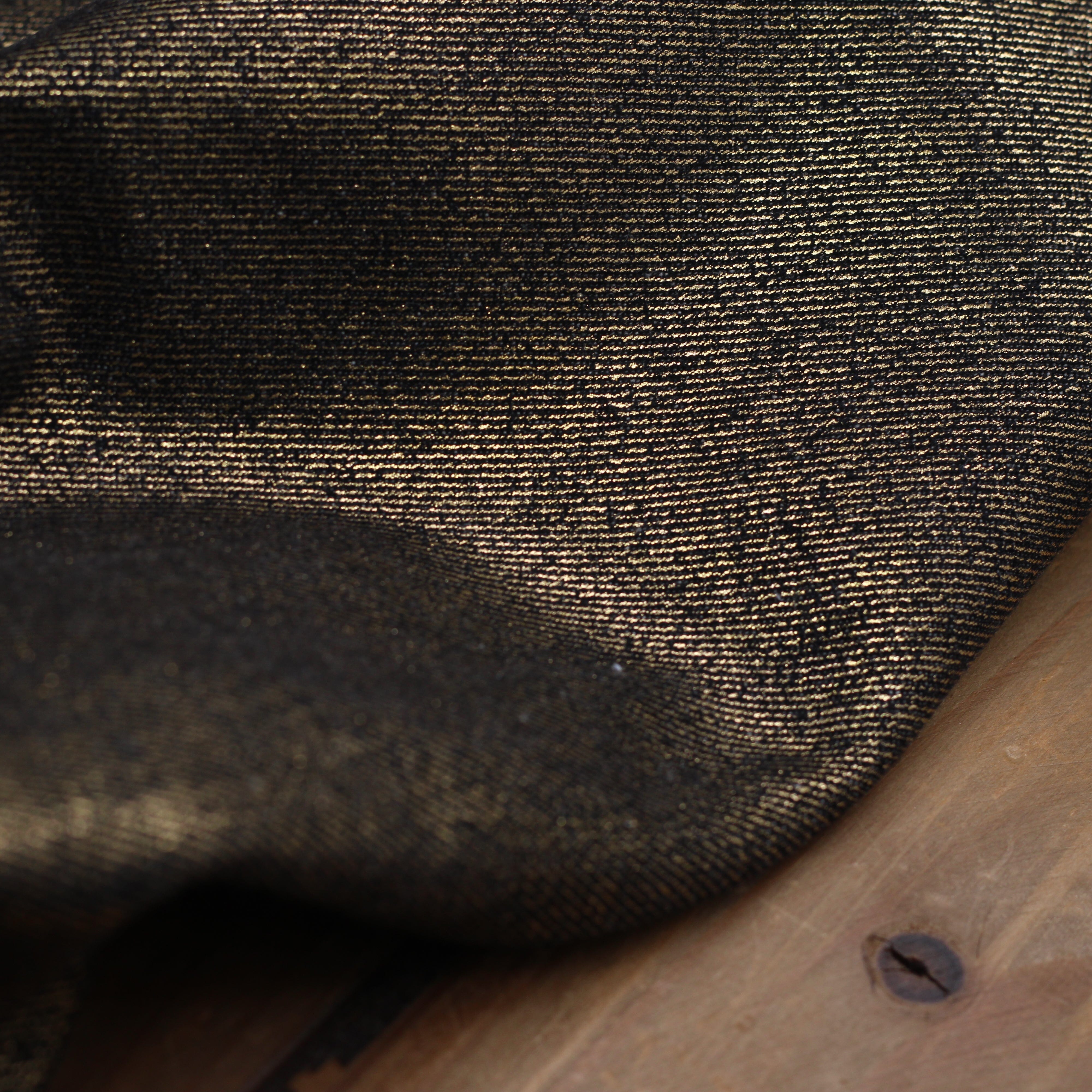 Tissu Jean 11 oz- Noir irisé Or Doré (Vendu x10cm) Tissus Sélection Gaspard & Léonie | Gaspard et Léonie Tissus en ligne et Mercerie à Toulouse