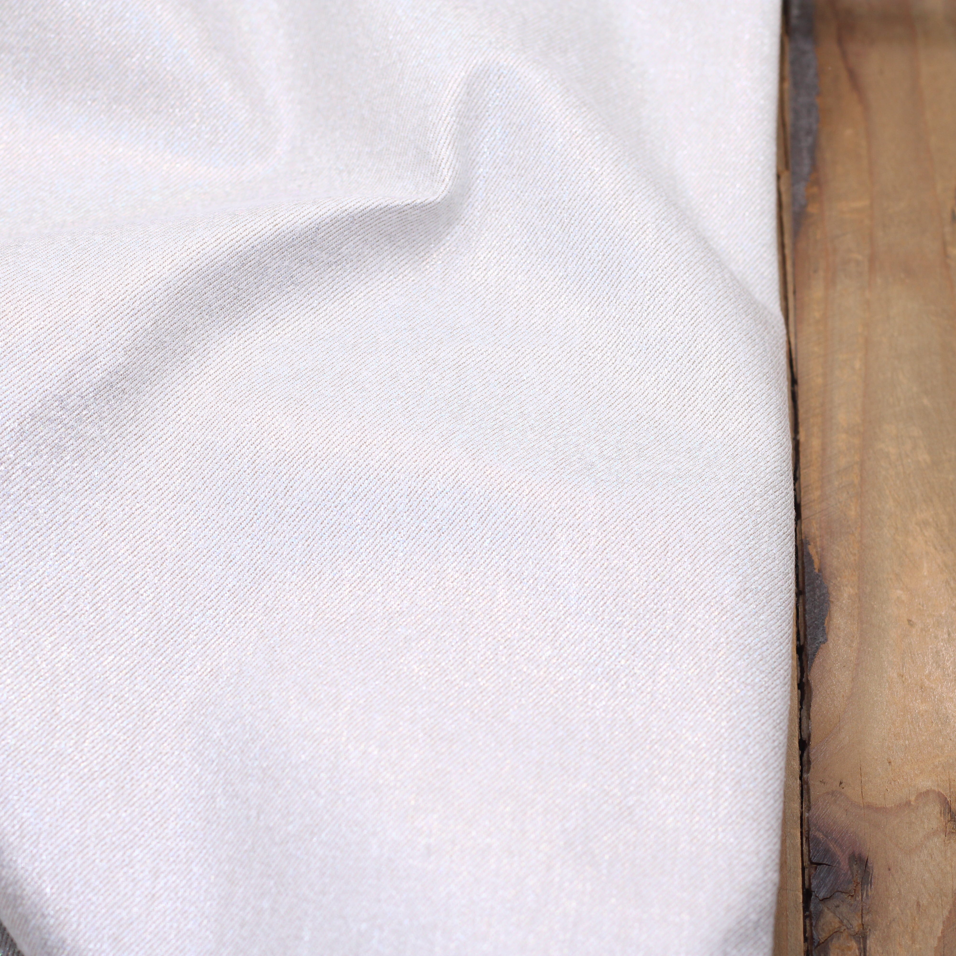 Tissu Jean Stretch irisé 9 Oz- Champagne (Vendu x10cm) Tissus Sélection Gaspard & Léonie | Gaspard et Léonie Tissus en ligne et Mercerie à Toulouse