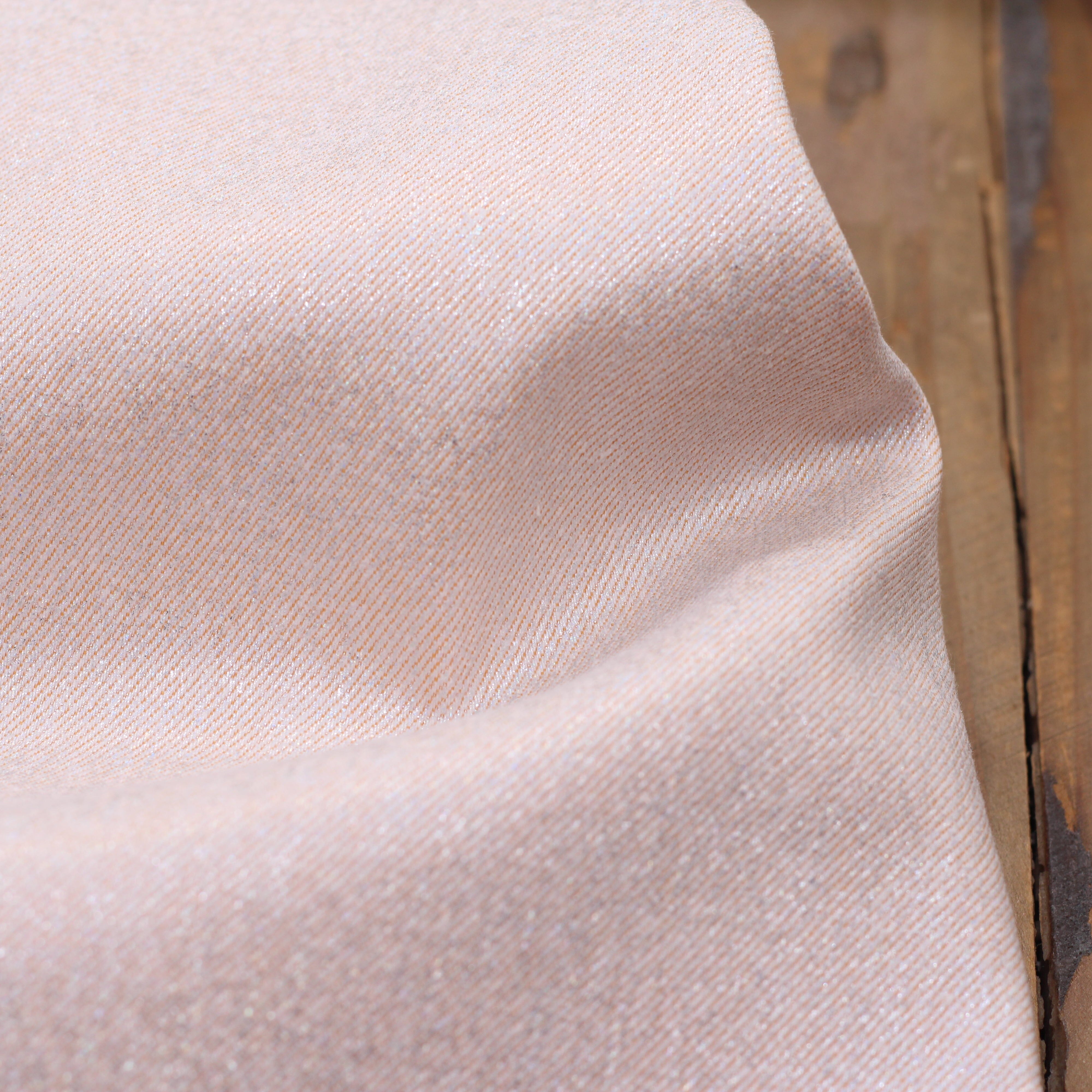 Tissu Jean Stretch irisé - Orange (Vendu x10cm) Tissus Sélection Gaspard & Léonie | Gaspard et Léonie Tissus en ligne et Mercerie à Toulouse