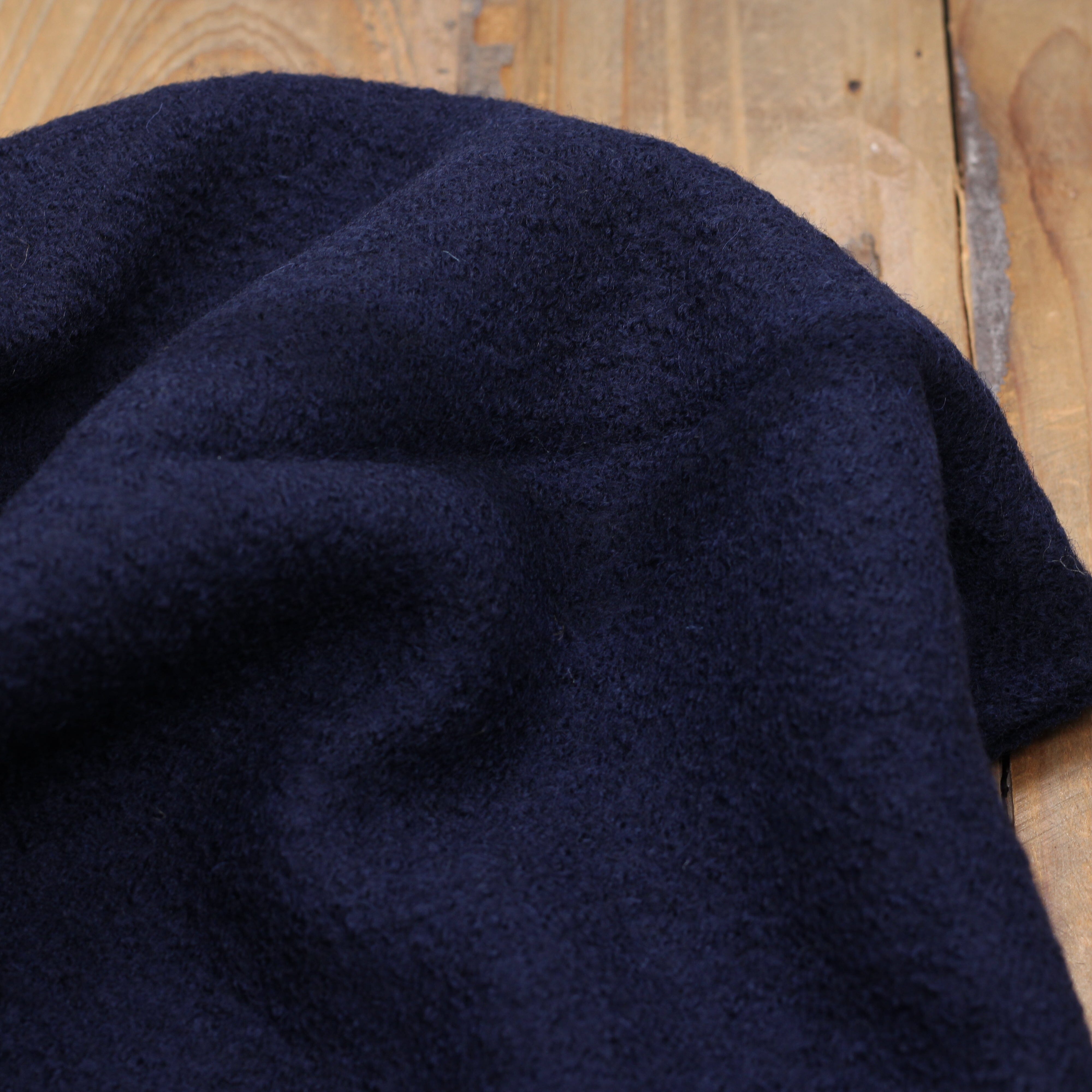 Tissu Laine Manteaux - Bleu Marine (Vendu x10cm) Tissus Sélection Gaspard & Léonie | Gaspard et Léonie Tissus en ligne et Mercerie à Toulouse