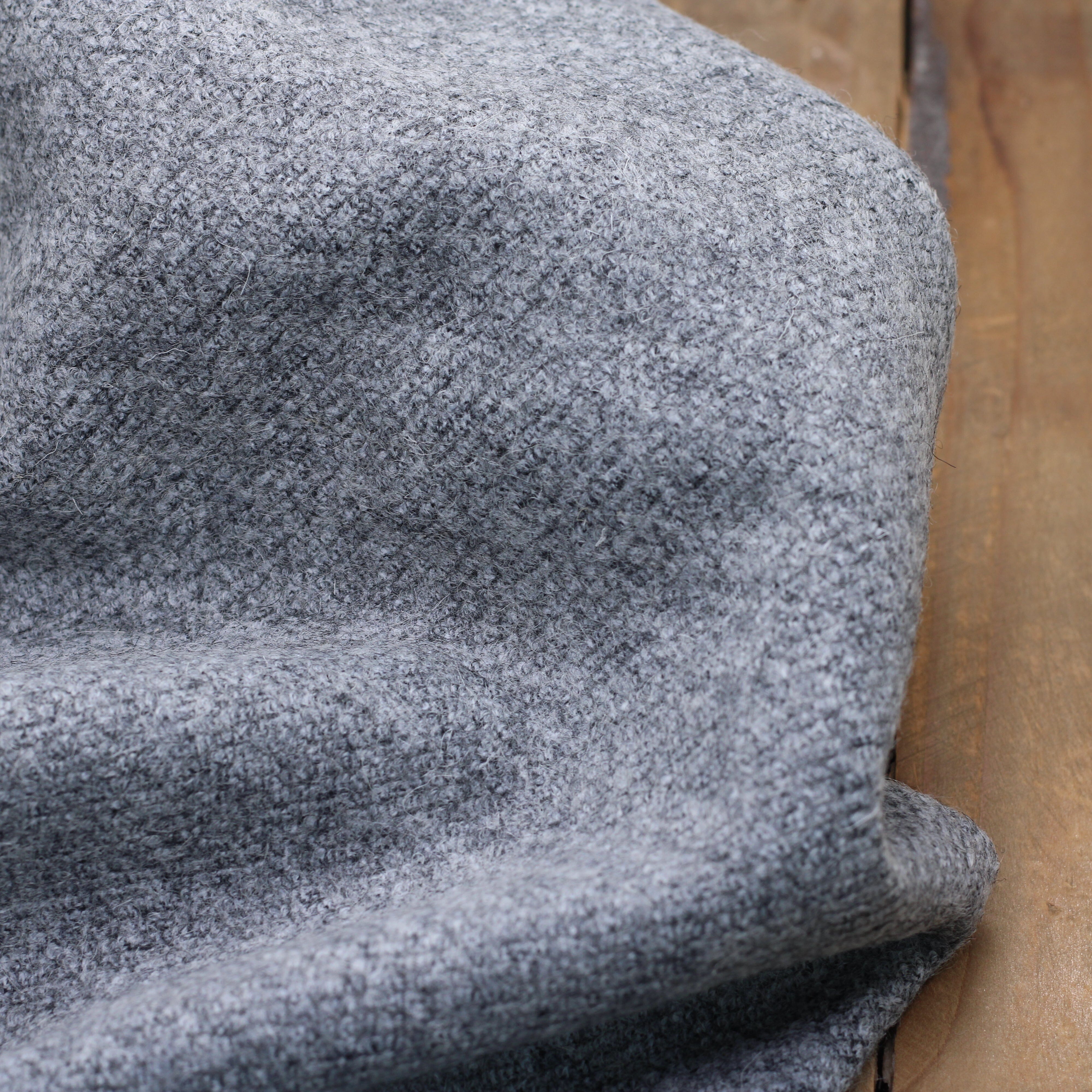 Tissu Laine Manteaux - Gris (Vendu x10cm) Tissus Sélection Gaspard & Léonie | Gaspard et Léonie Tissus en ligne et Mercerie à Toulouse