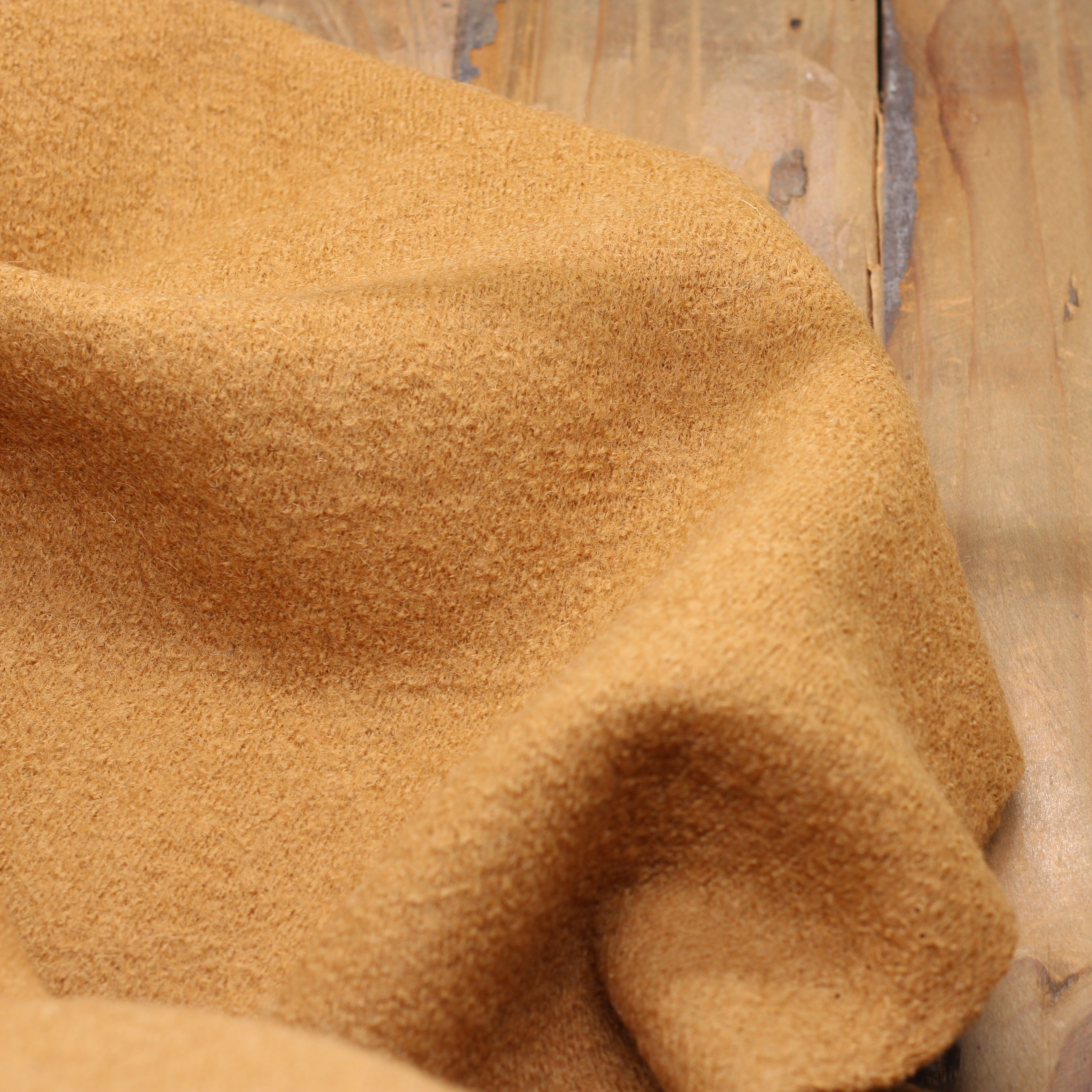 Tissu Laine Manteaux - Moutarde (Vendu x10cm) Tissus Sélection Gaspard & Léonie | Gaspard et Léonie Tissus en ligne et Mercerie à Toulouse