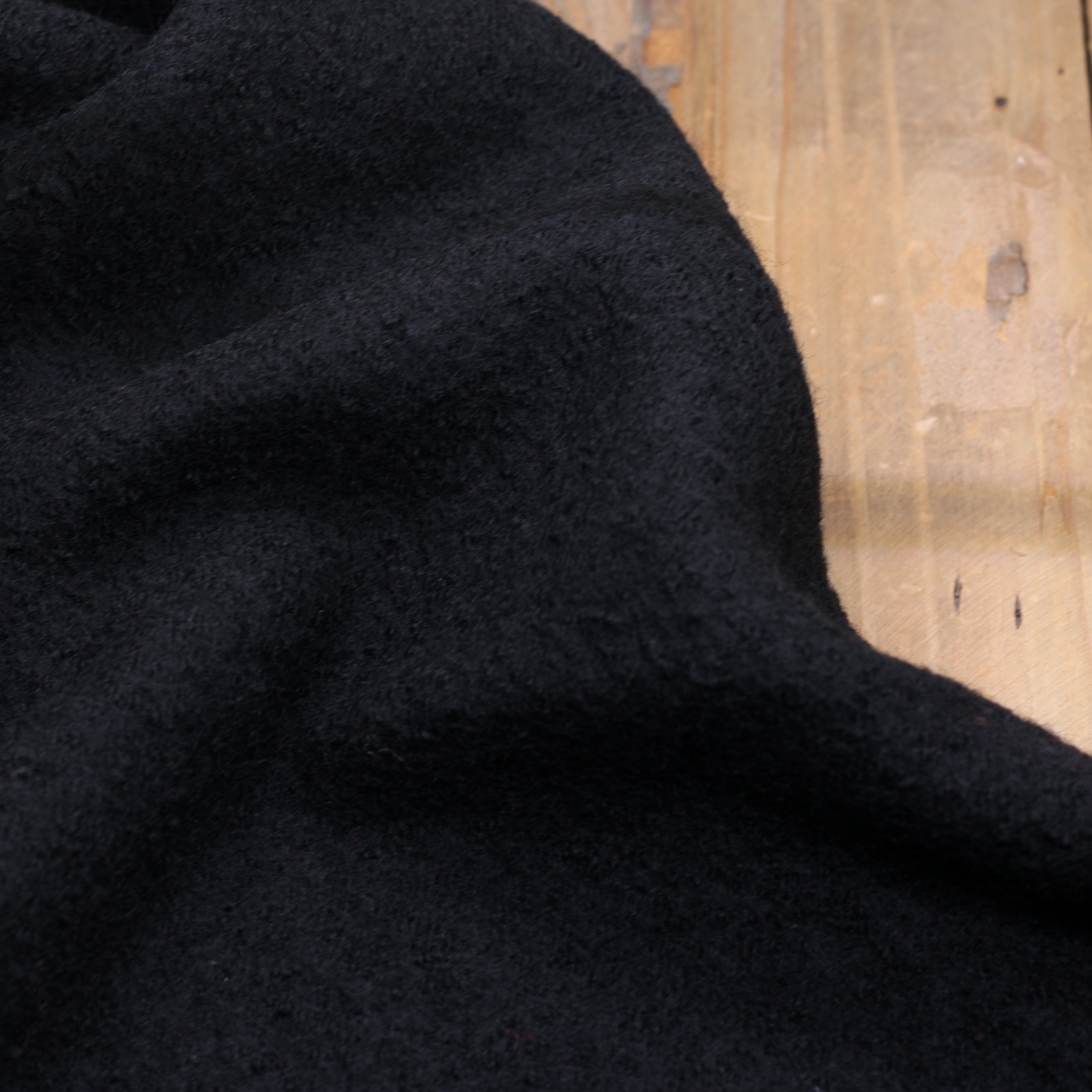 Tissu Laine Manteaux - Noir (Vendu x10cm) Tissus Sélection Gaspard & Léonie | Gaspard et Léonie Tissus en ligne et Mercerie à Toulouse