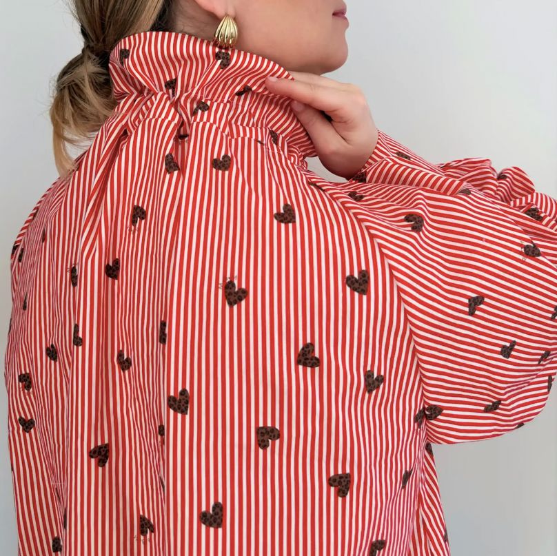 Tissu Popeline de coton - CHERI - Maison BLOOM MOOD (Vendu x10cm) PROCHAINEMENT Tissus Maison BLOOM MOOD | Gaspard et Léonie Tissus en ligne et Mercerie à Toulouse