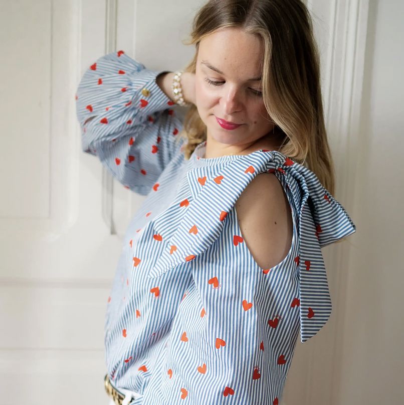 Tissu Popeline de coton - GABRIELLE - Maison BLOOM MOOD (Vendu x10cm) PROCHAINEMENT Tissus Maison BLOOM MOOD | Gaspard et Léonie Tissus en ligne et Mercerie à Toulouse