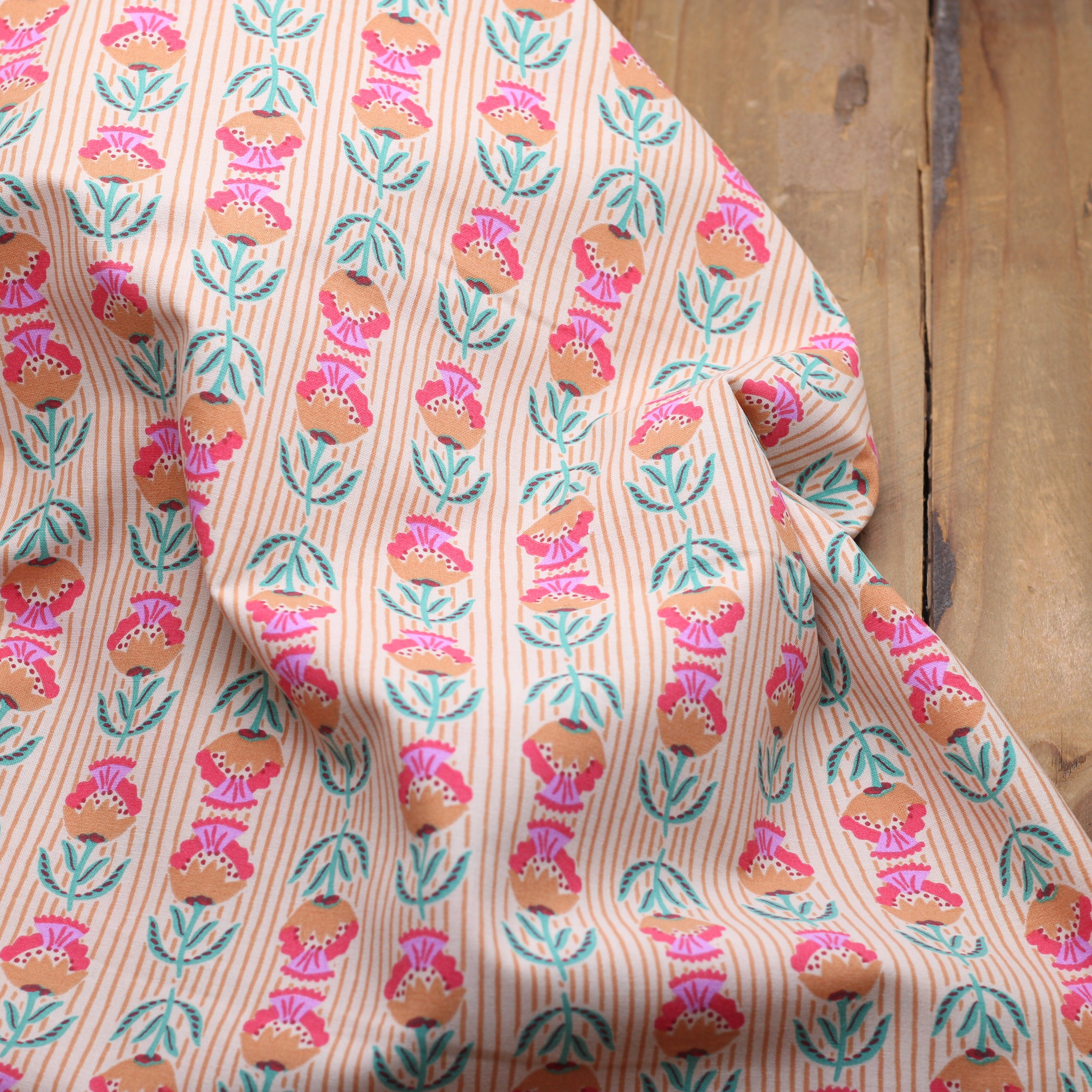 Tissu popeline de coton - SURI - Ecru (vendu x10cm) Tissus DOMOTEX | Gaspard et Léonie Tissus en ligne et Mercerie à Toulouse