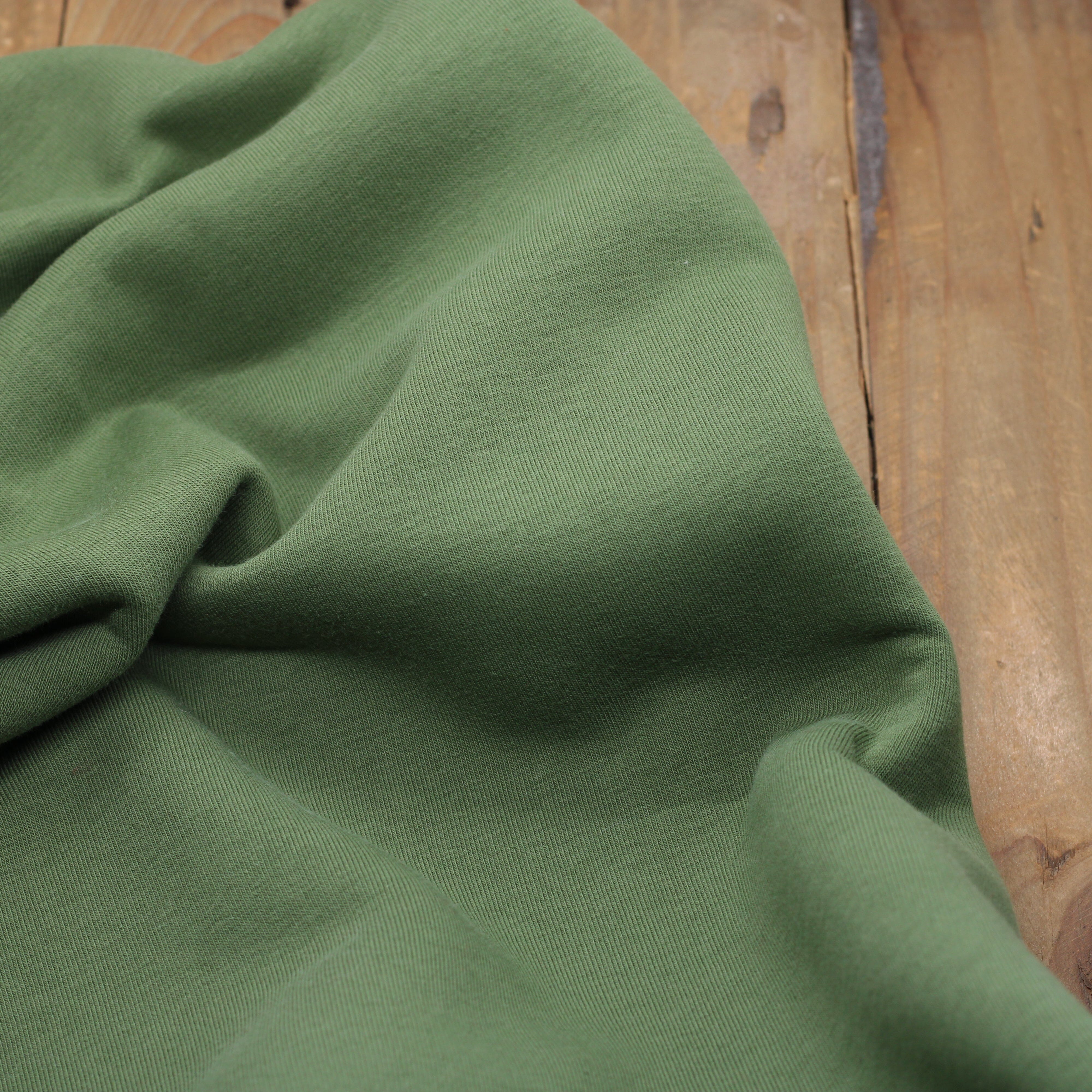 Tissu Sweat / Jogging - Vert KAKI (Vendu x10cm) Tissus Sélection Gaspard & Léonie | Gaspard et Léonie Tissus en ligne et Mercerie à Toulouse