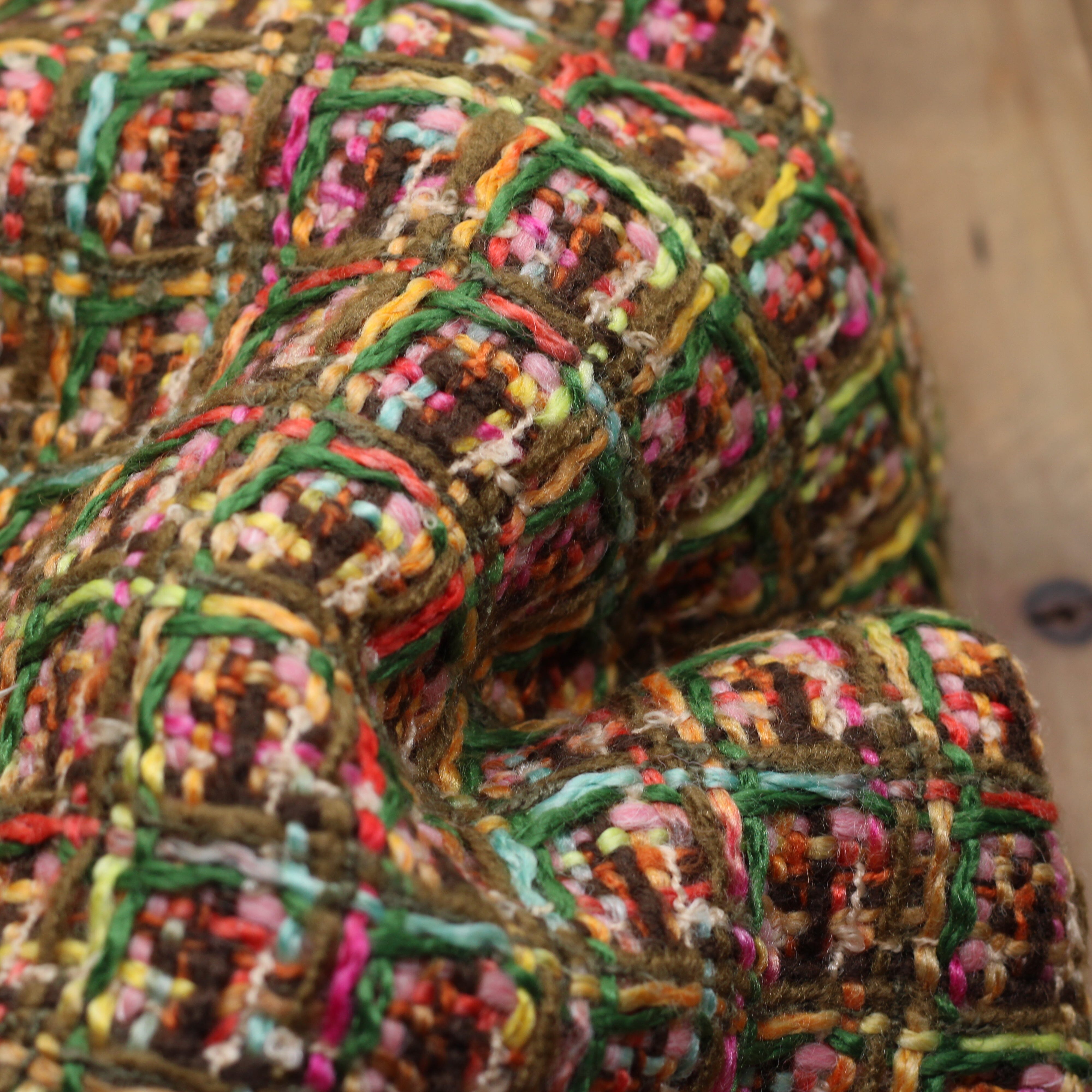 Tissu Tweed - BROOKLYN - Vert (Vendu x10cm) Tissus KATIA | Gaspard et Léonie Tissus en ligne et Mercerie à Toulouse