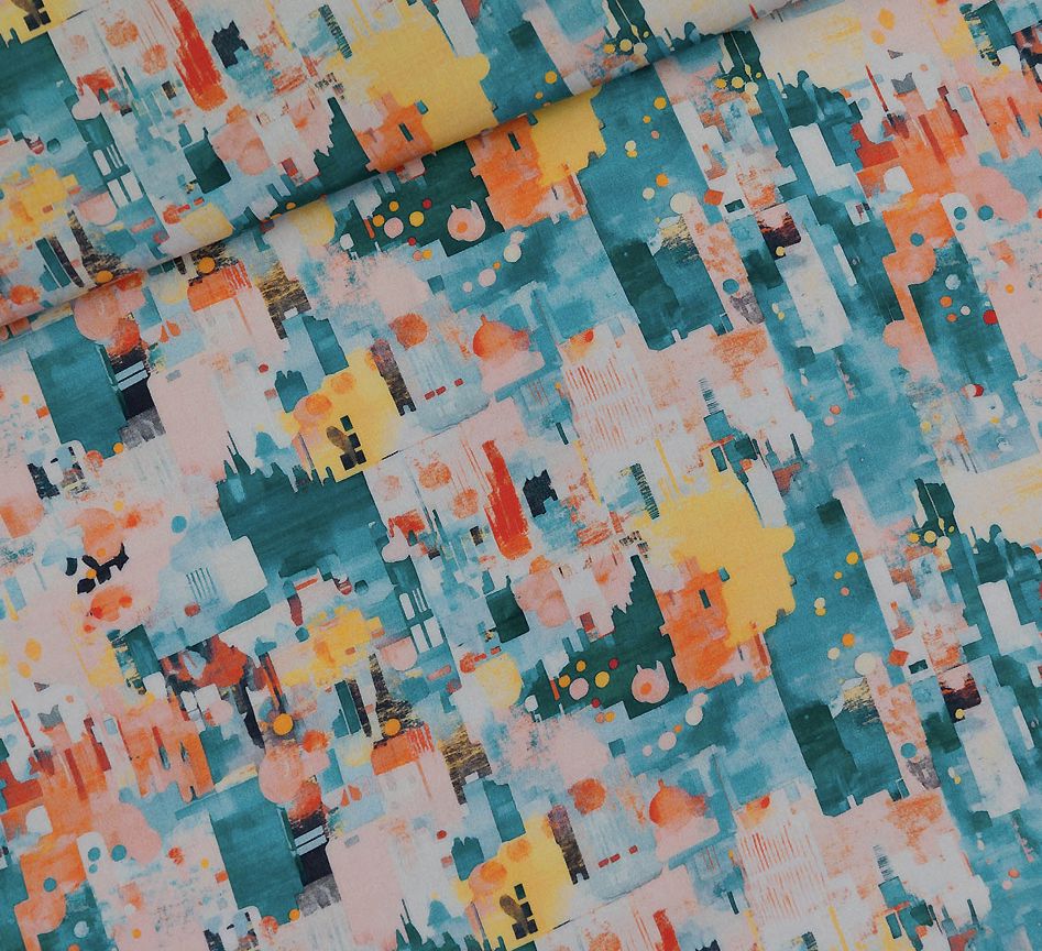 Tissu Viscose - CITY JOY - SEE YOU AT SIX (Vendu x10cm) Tissus SEE YOU AT SIX | Gaspard et Léonie Tissus en ligne et Mercerie à Toulouse