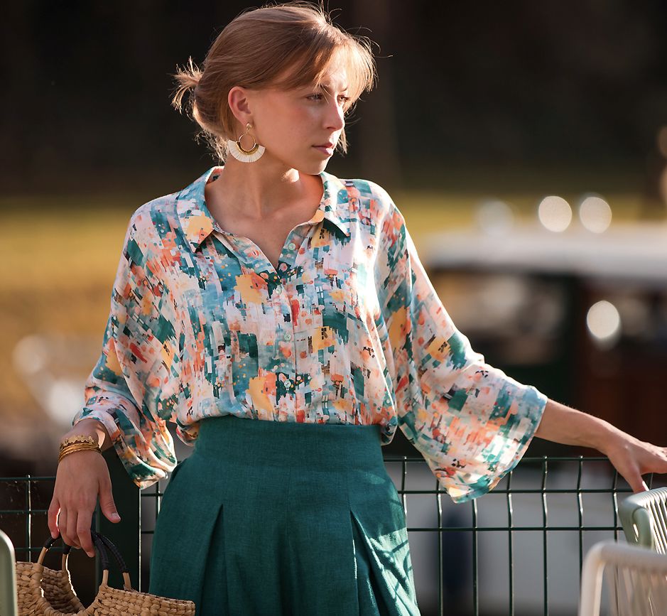 Tissu Viscose - CITY JOY - SEE YOU AT SIX (Vendu x10cm) Tissus SEE YOU AT SIX | Gaspard et Léonie Tissus en ligne et Mercerie à Toulouse