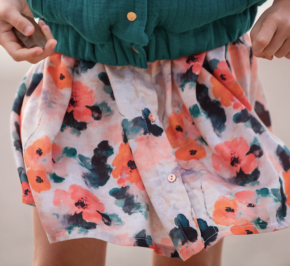 Tissu Viscose - MISTY ROSE - SEE YOU AT SIX (Vendu x10cm) Tissus SEE YOU AT SIX | Gaspard et Léonie Tissus en ligne et Mercerie à Toulouse