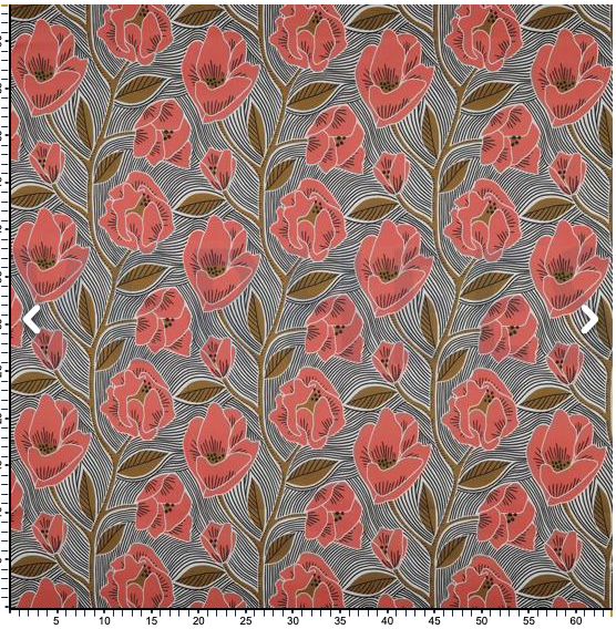Tissu Voile de coton - GIULLIA - Rose / Blanc (Vendu x10cm) Tissus Sélection Gaspard & Léonie | Gaspard et Léonie Tissus en ligne et Mercerie à Toulouse