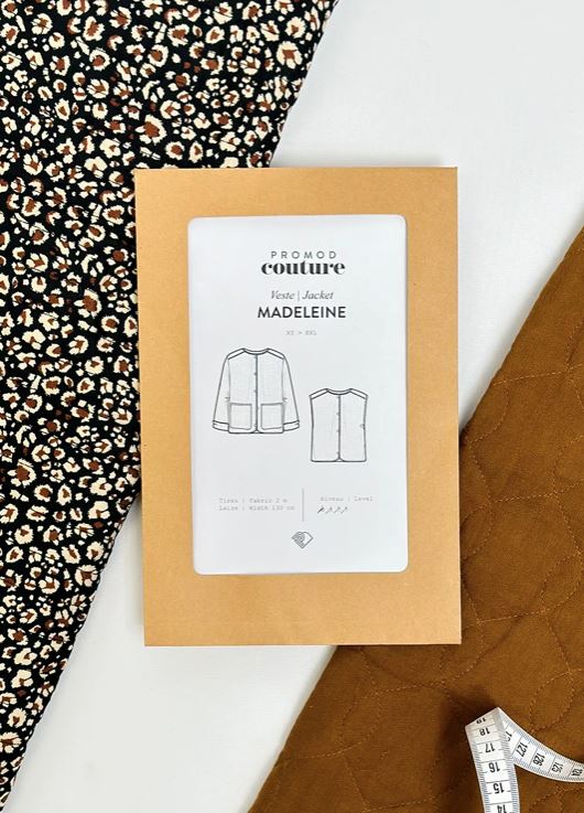 Veste MADELEINE - Patron de couture pochette - PROMOD COUTURE Patron de couture PROMOD COUTURE | Gaspard et Léonie Tissus en ligne et Mercerie à Toulouse