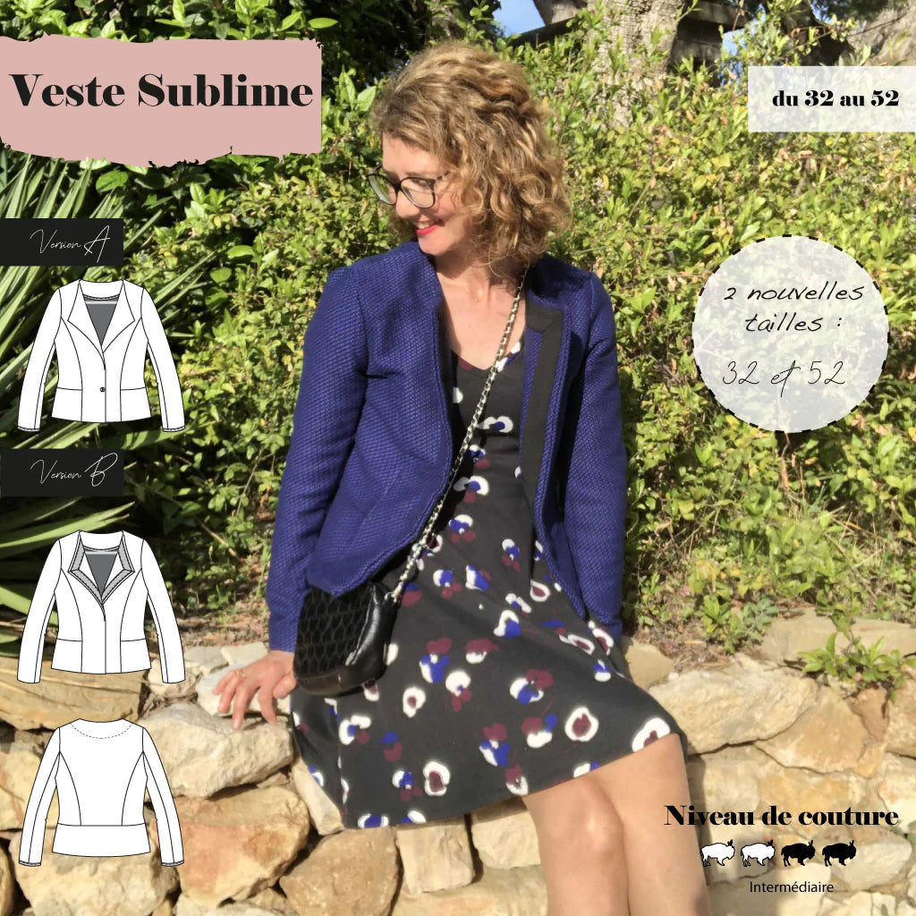 Veste Femme En Laine Marque JJ Garella - Couleur Noir Marron, Taille 42, Occasion En Très Bon état