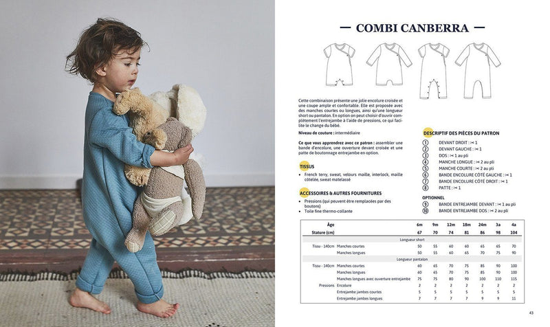 A LA MAISON Livre patrons de couture Librairie Ikatee | Gaspard et Léonie Tissus Mercerie Toulouse