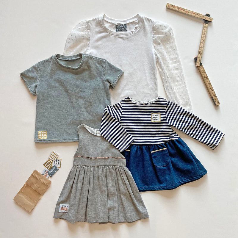 Assortiment Etiquettes tissées « Shiny » IKATEE Ikatee | Gaspard et Léonie Tissus en ligne et Mercerie à Toulouse